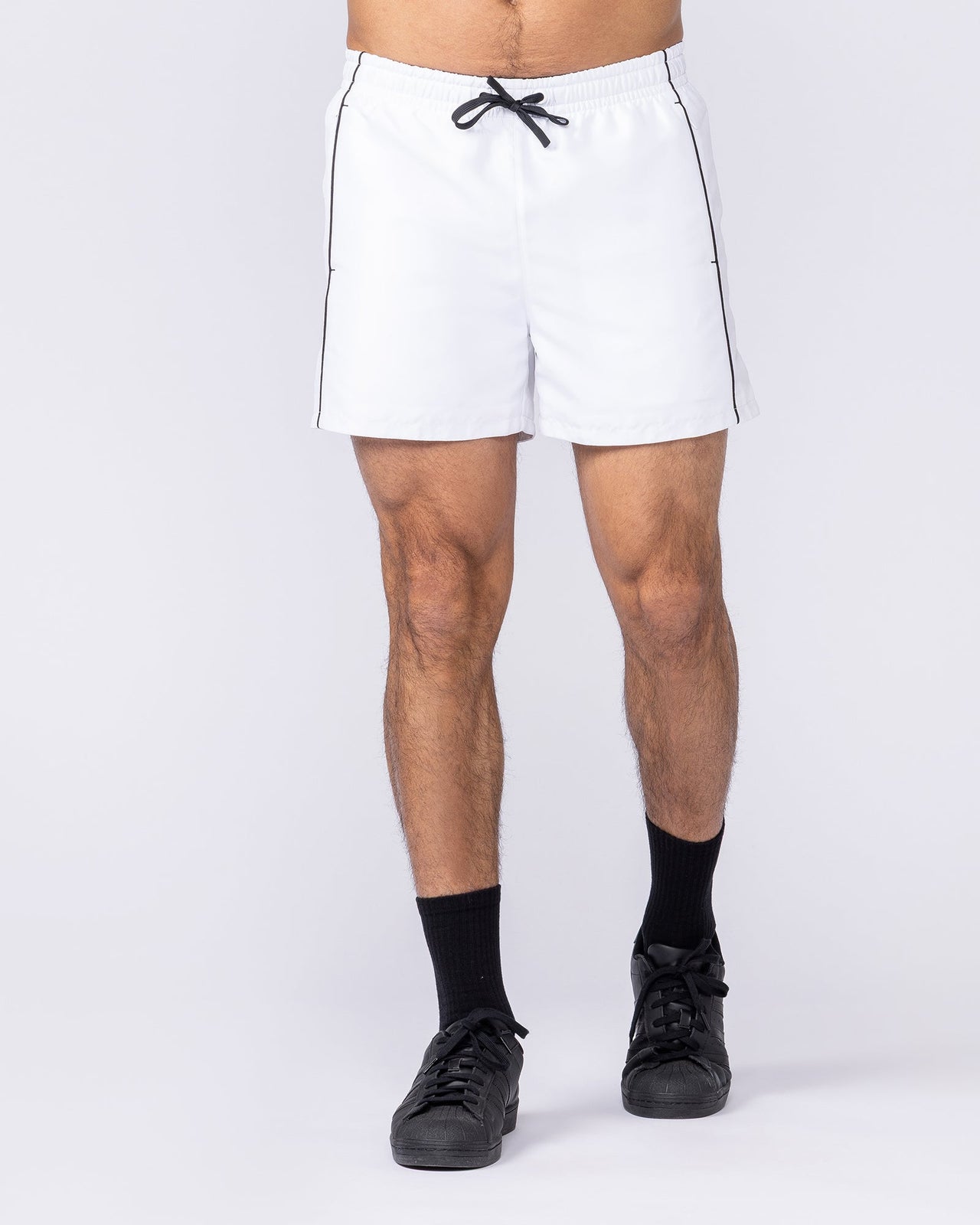 Overdrive 4" Shorts - White-Shorts-S-112557WHT-S-MNAPPRL47650-3-Muscle Nation