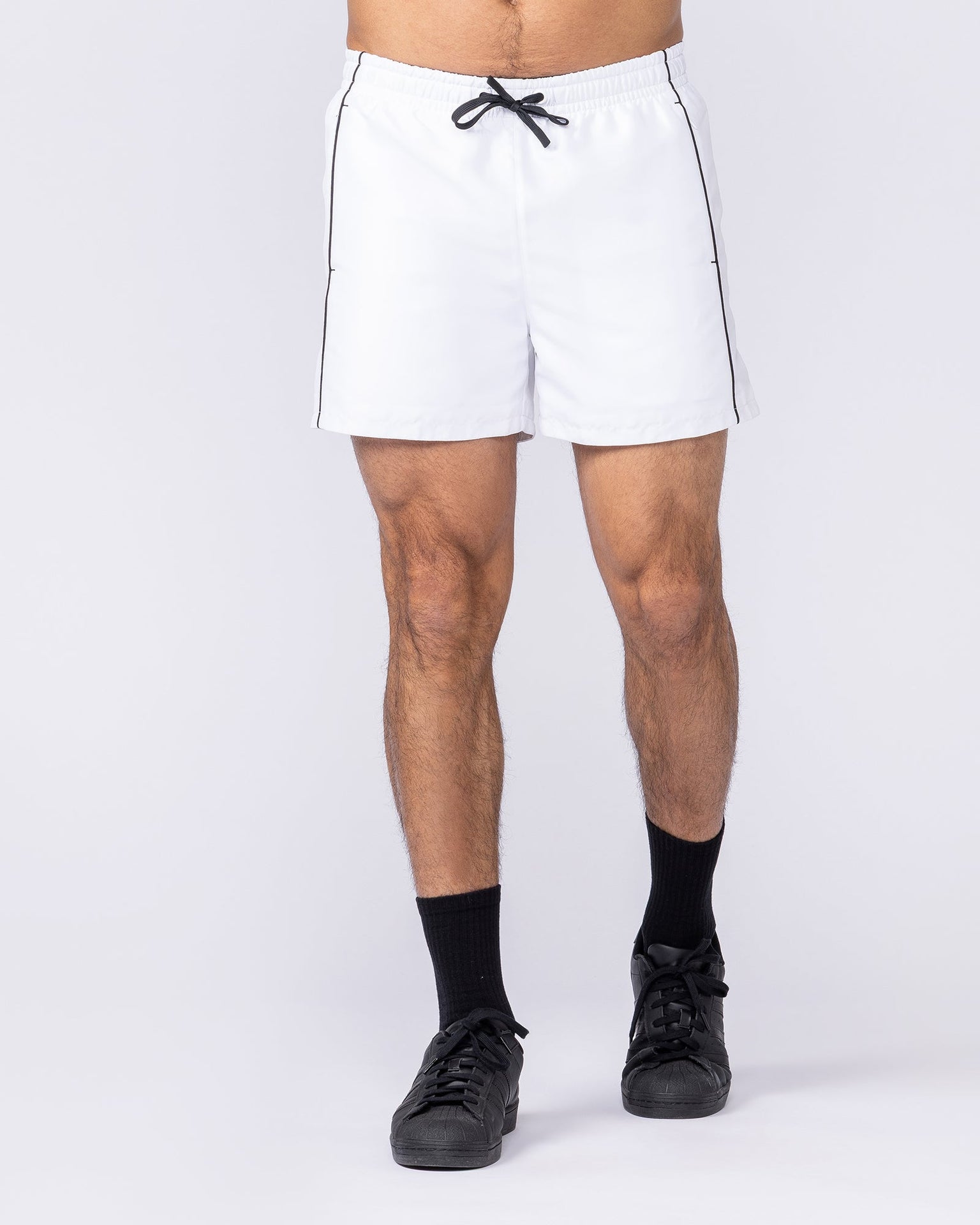 Overdrive 4" Shorts - White-Shorts-S-112557WHT-S-MNAPPRL47650-3-Muscle Nation