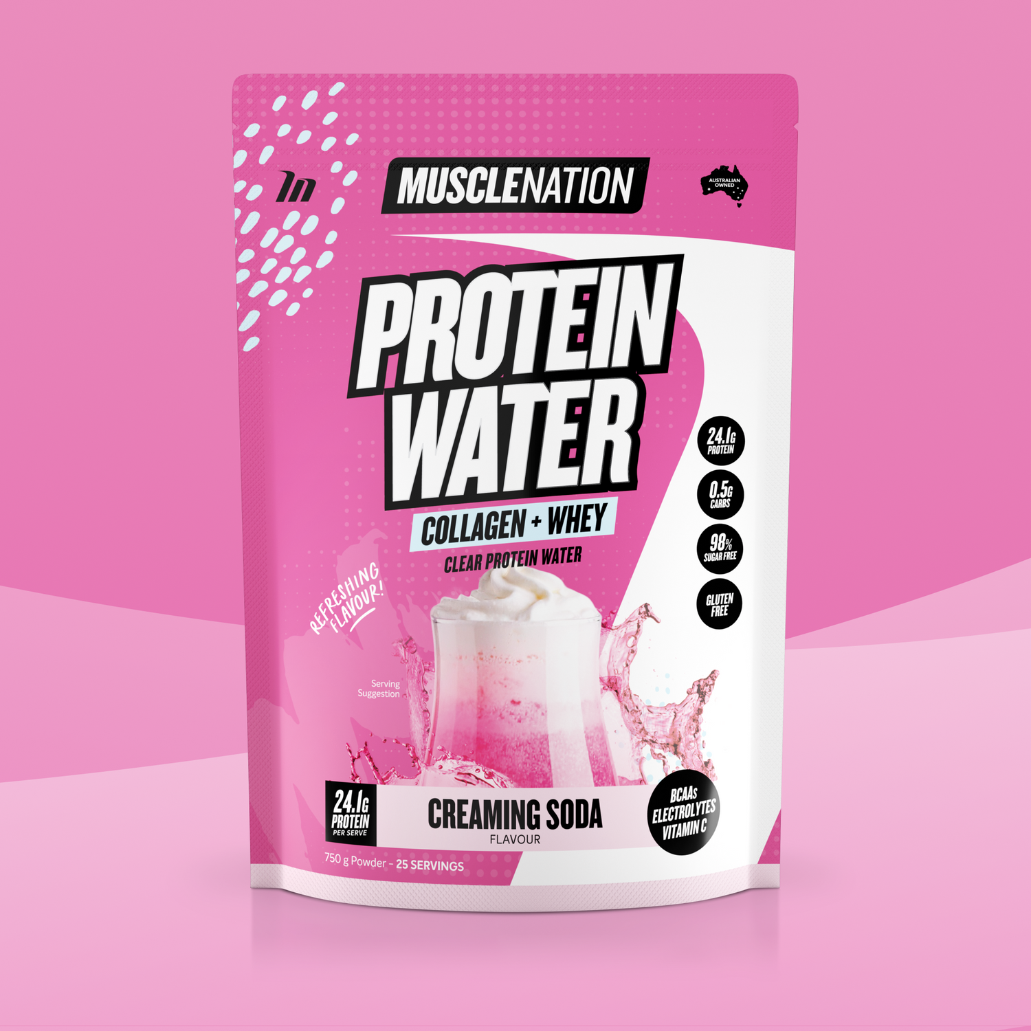PROTEIN WATER Creaming Soda - Muscle Nation protein water
