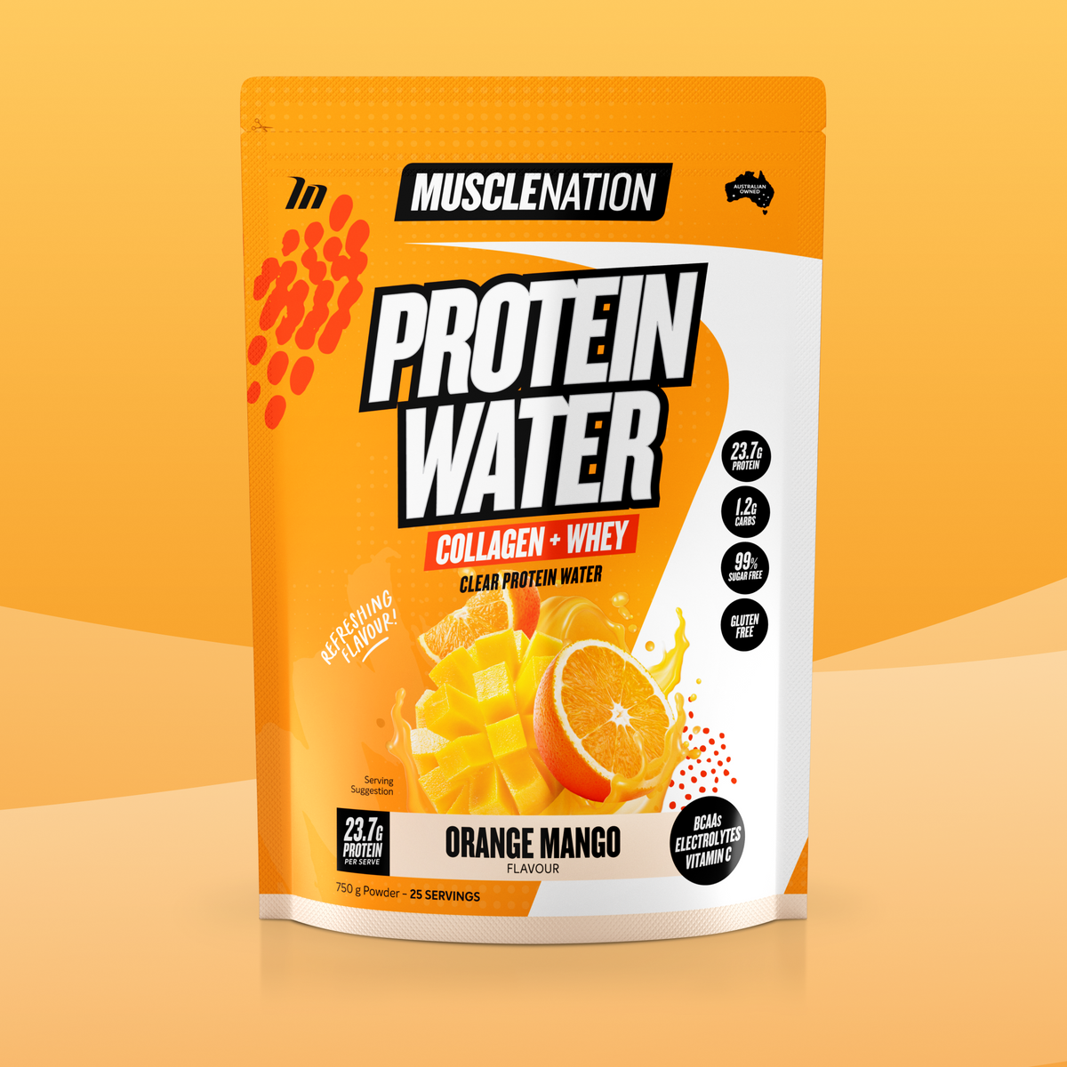 PROTEIN WATER Orange Mango - Muscle Nation protein water