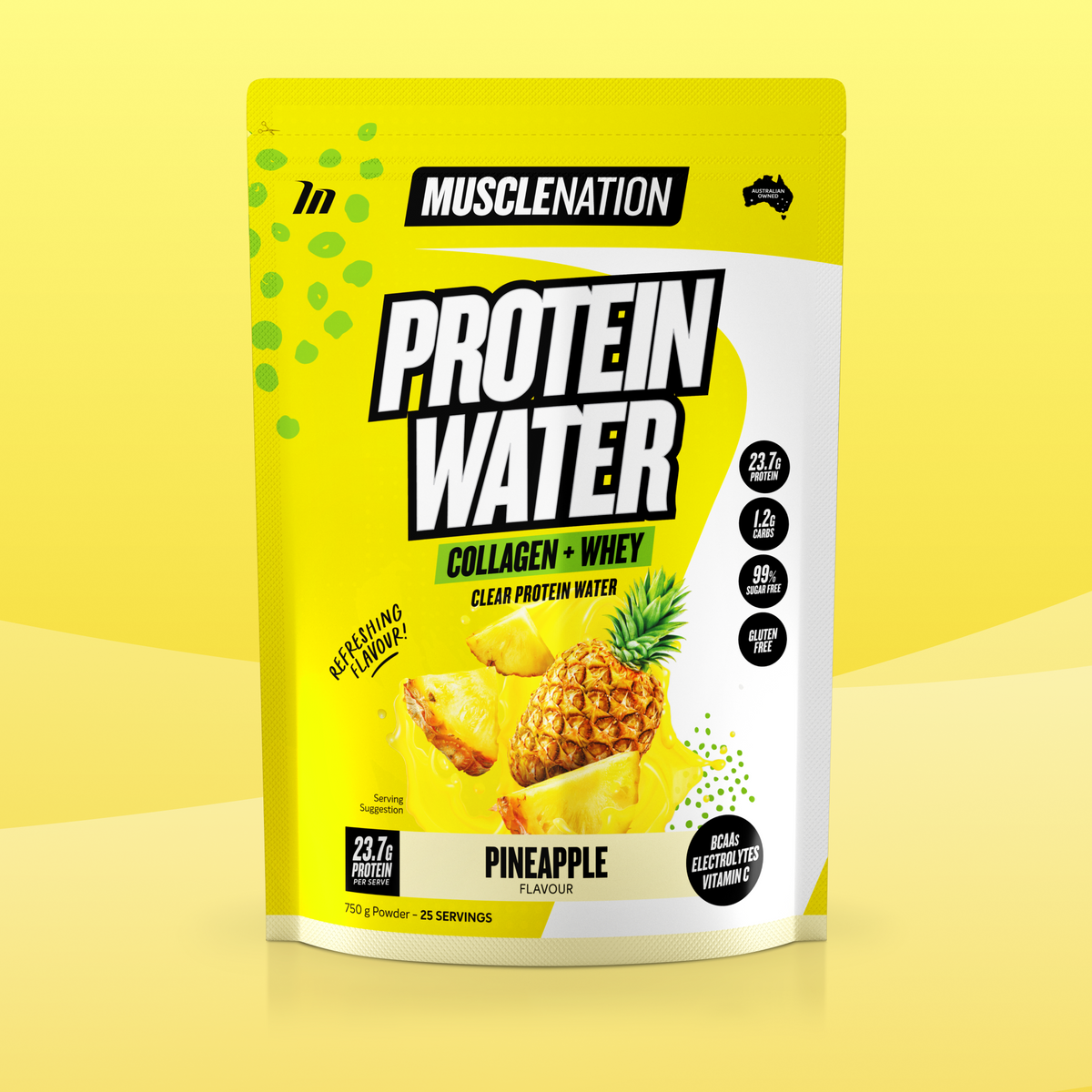 PROTEIN WATER Pineapple - Muscle Nation protein water