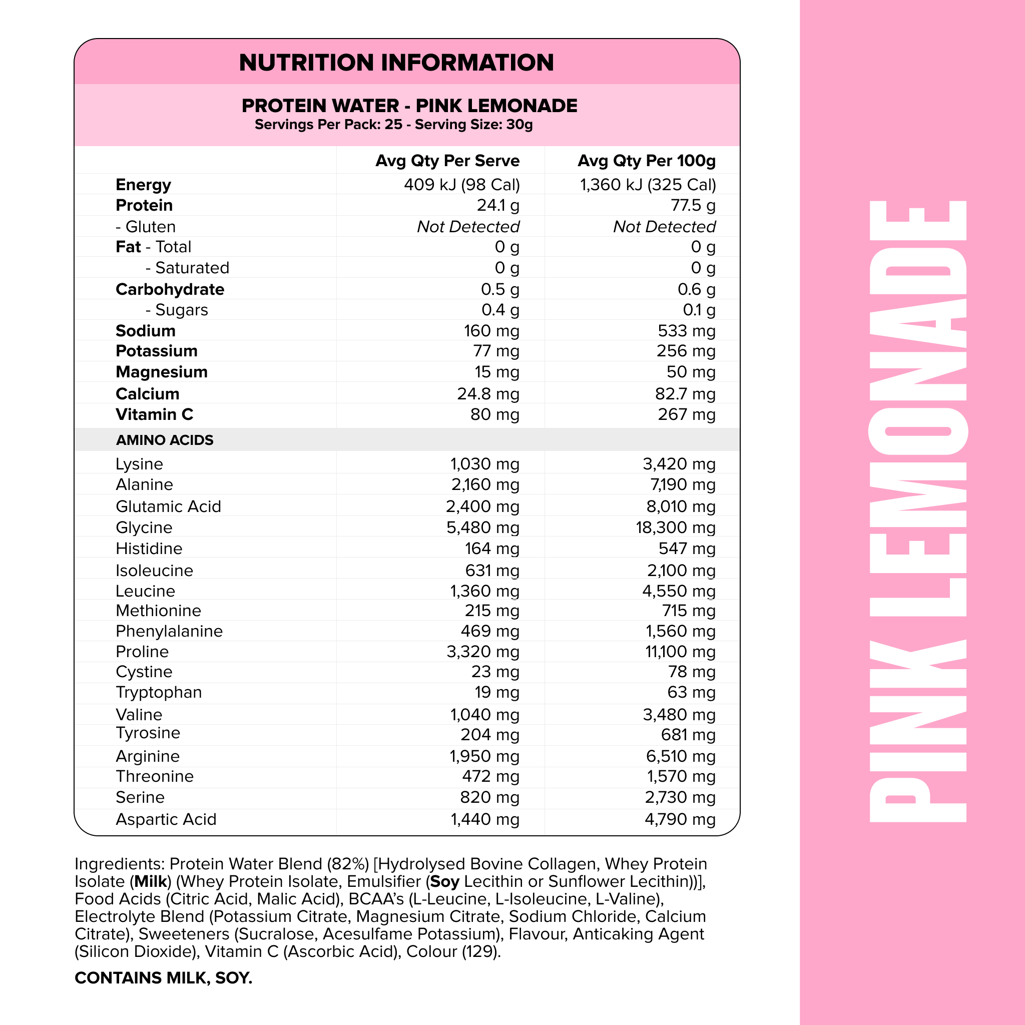 PROTEIN WATER - Creaming Soda - 25 serves-Protein Waters-MNSUPPS0378-9359054002821-3-Muscle Nation