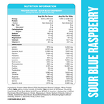 PROTEIN WATER - Sour Blue Raspberry - 25 serves-Protein Waters-MNSUPPS0380-9359054002784-3-Muscle Nation