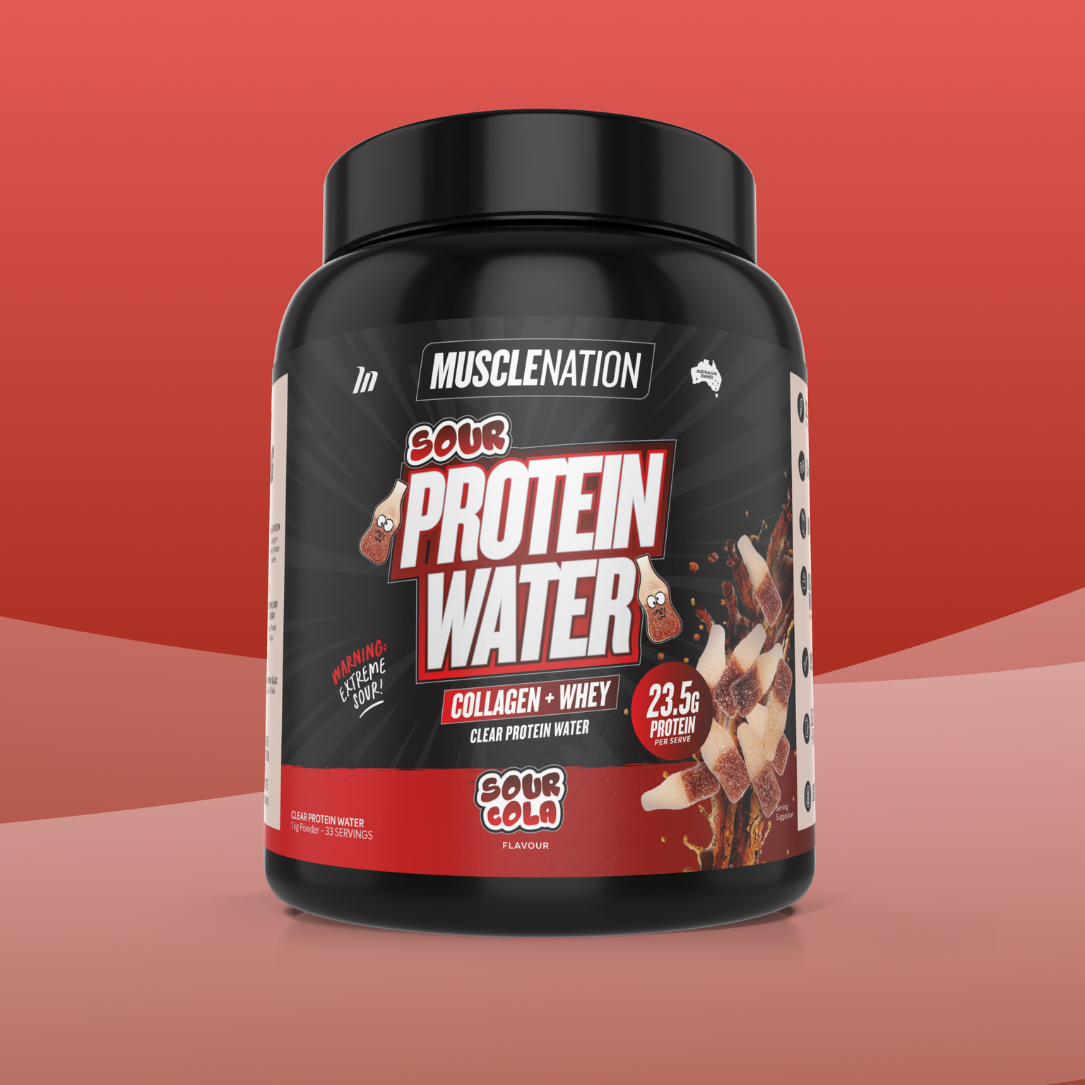 PROTEIN WATER - Sour Cola - 1kg