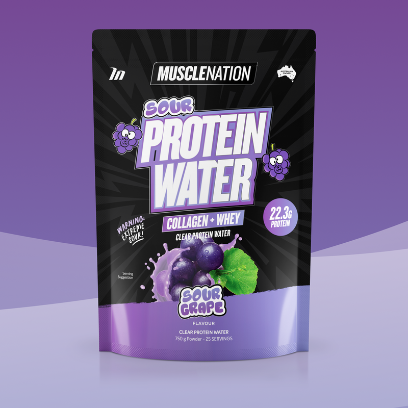 PROTEIN WATER - Sour Grape - 25 serves-Protein Waters-MNSUPPS0383-9359054002791-1-Muscle Nation