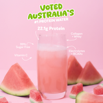 PROTEIN WATER - Sour Watermelon - 25 serves-Protein Waters-MNSUPPS0382-9359054002814-2-Muscle Nation