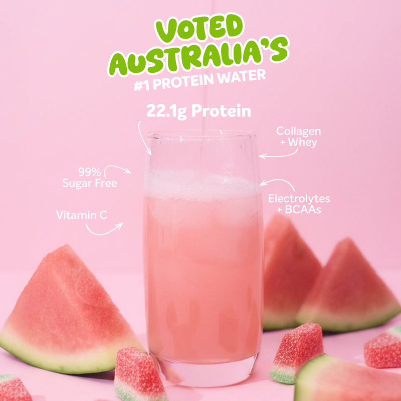 PROTEIN WATER - Sour Watermelon - 25 serves-Protein Waters-MNSUPPS0382-9359054002814-2-Muscle Nation