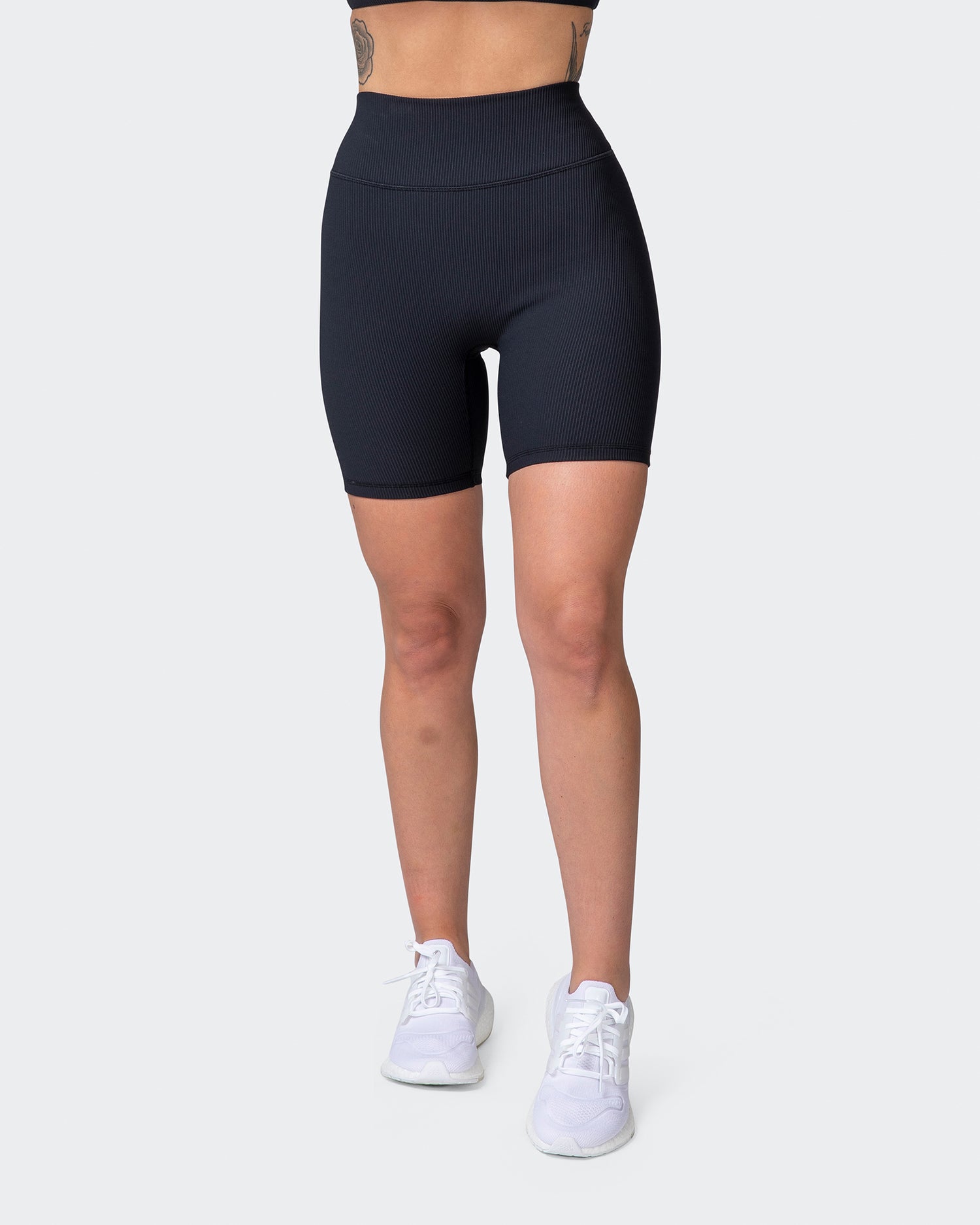 Rib Cycle Shorts - Black – Somenutt