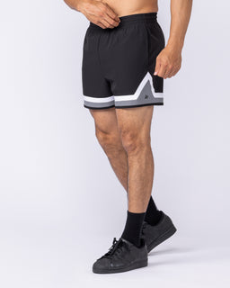 Player 4" Active Shorts - Black / Tornado-Shorts-S-1125160BLKTRNDO-S-MNAPPRL47679-1-Muscle Nation