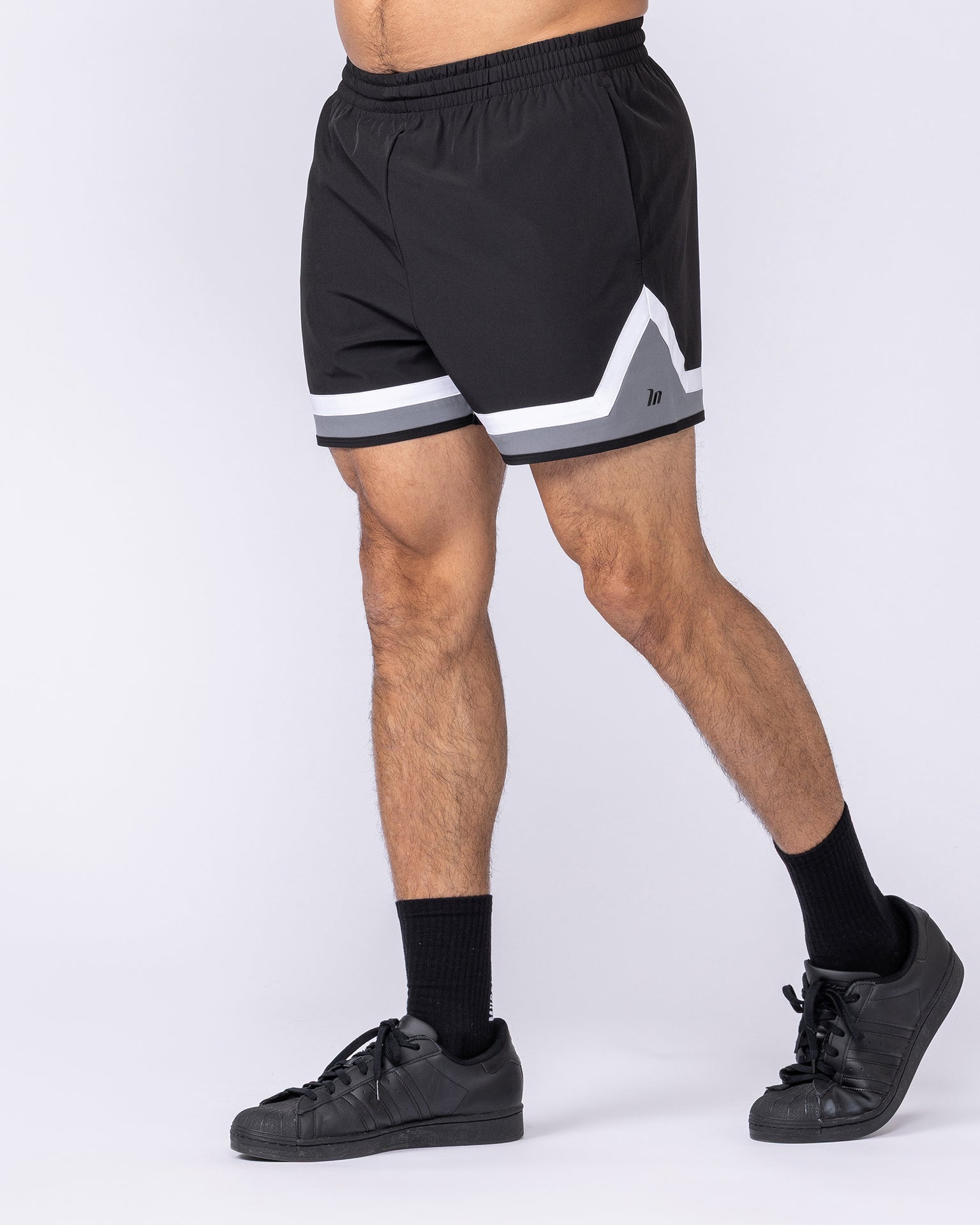 Player 4" Active Shorts - Black / Tornado-Shorts-S-1125160BLKTRNDO-S-MNAPPRL47679-4-Muscle Nation