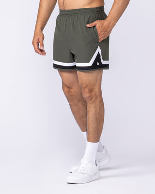 Player 4" Active Shorts - Dark Khaki-Shorts-S-1125160DKHAKI-S-MNAPPRL47686-2-Muscle Nation