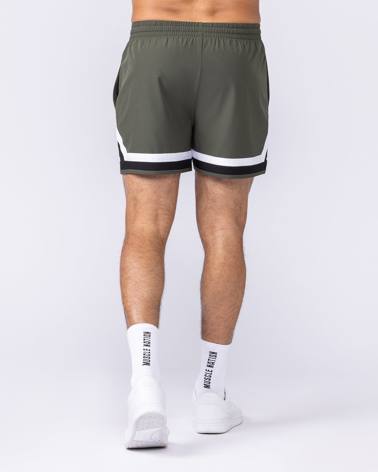 Player 4" Active Shorts - Dark Khaki-Shorts-S-1125160DKHAKI-S-MNAPPRL47686-5-Muscle Nation