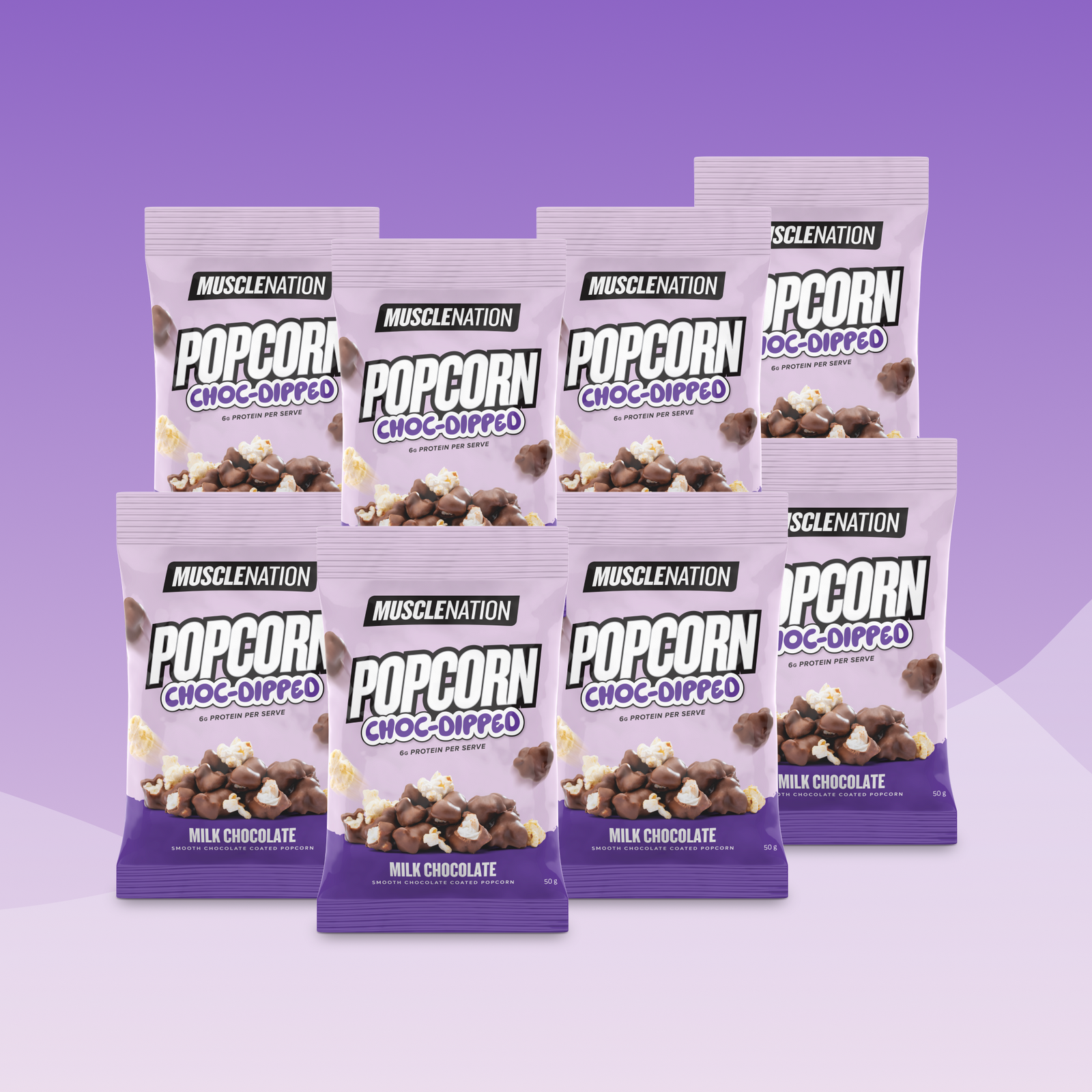POPCORN CHOC-DIPPED - Milk Chocolate - Box of 8