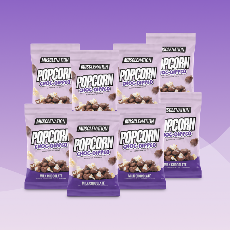 POPCORN CHOC-DIPPED - Milk Chocolate - Box of 8