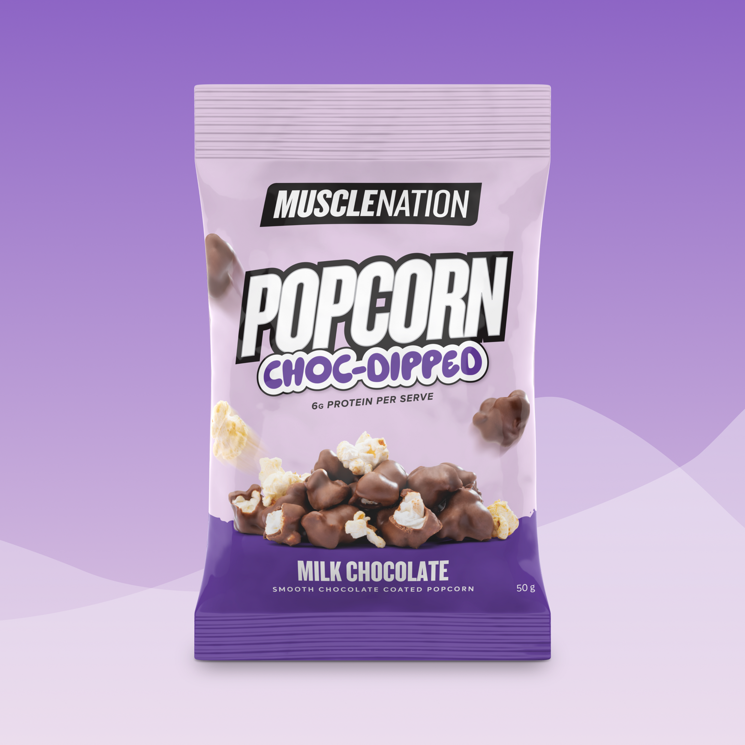 POPCORN CHOC-DIPPED - Milk Chocolate - Single Packet