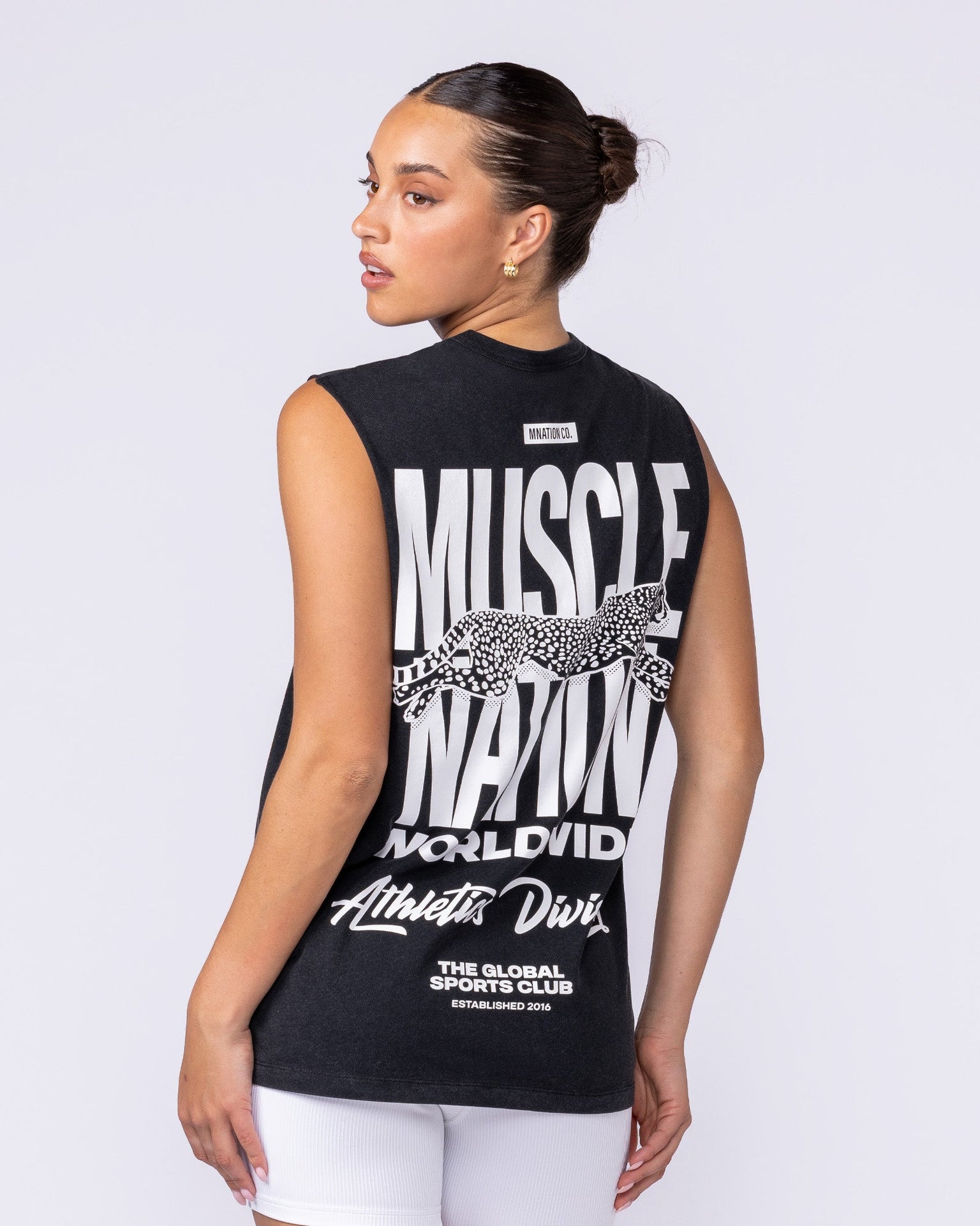 Pounce Vintage Muscle Tank - Washed Black-Singlets & Tanks-XXS-1125226WSHBLK-XXS-MNAPPRL46434-3-Muscle Nation
