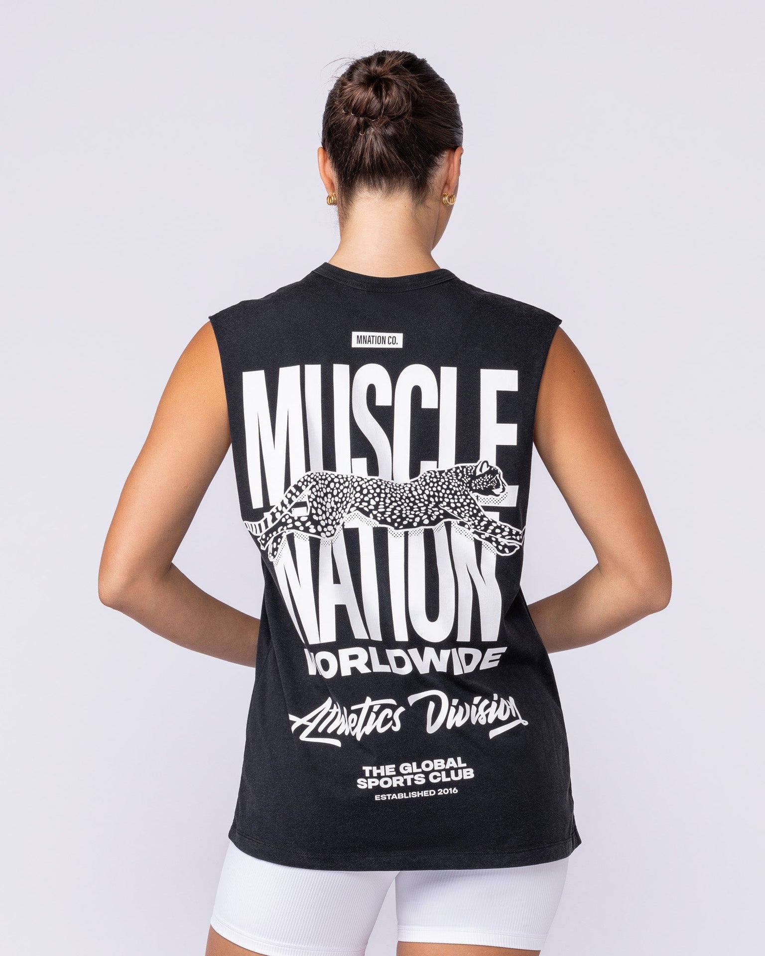 Pounce Vintage Muscle Tank - Washed Black-Singlets & Tanks-XXS-1125226WSHBLK-XXS-MNAPPRL46434-5-Muscle Nation