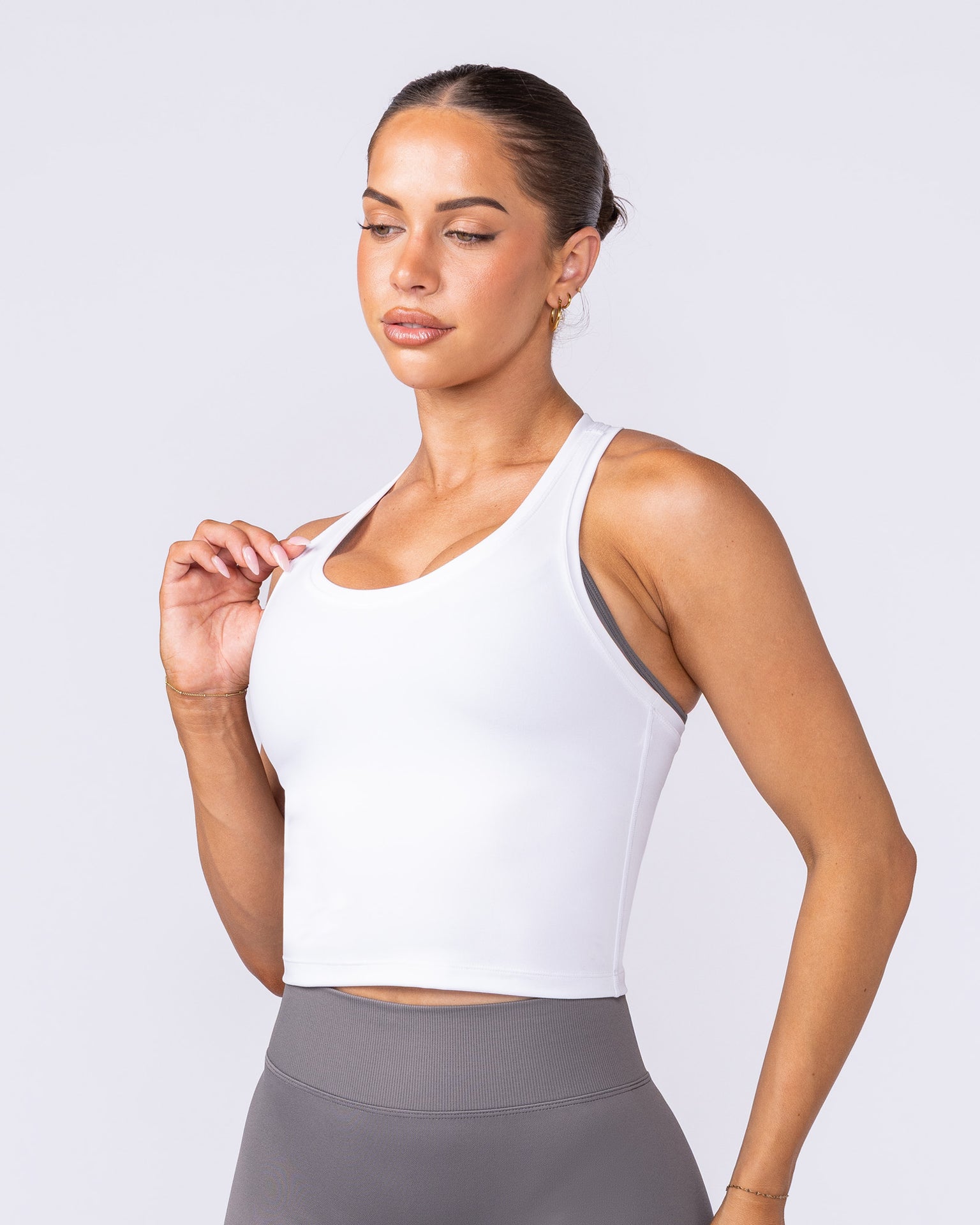 Practice Tank - White-Singlets & Tanks-XXS-062509WHT-XXS-MNAPPRL42891-3-Muscle Nation