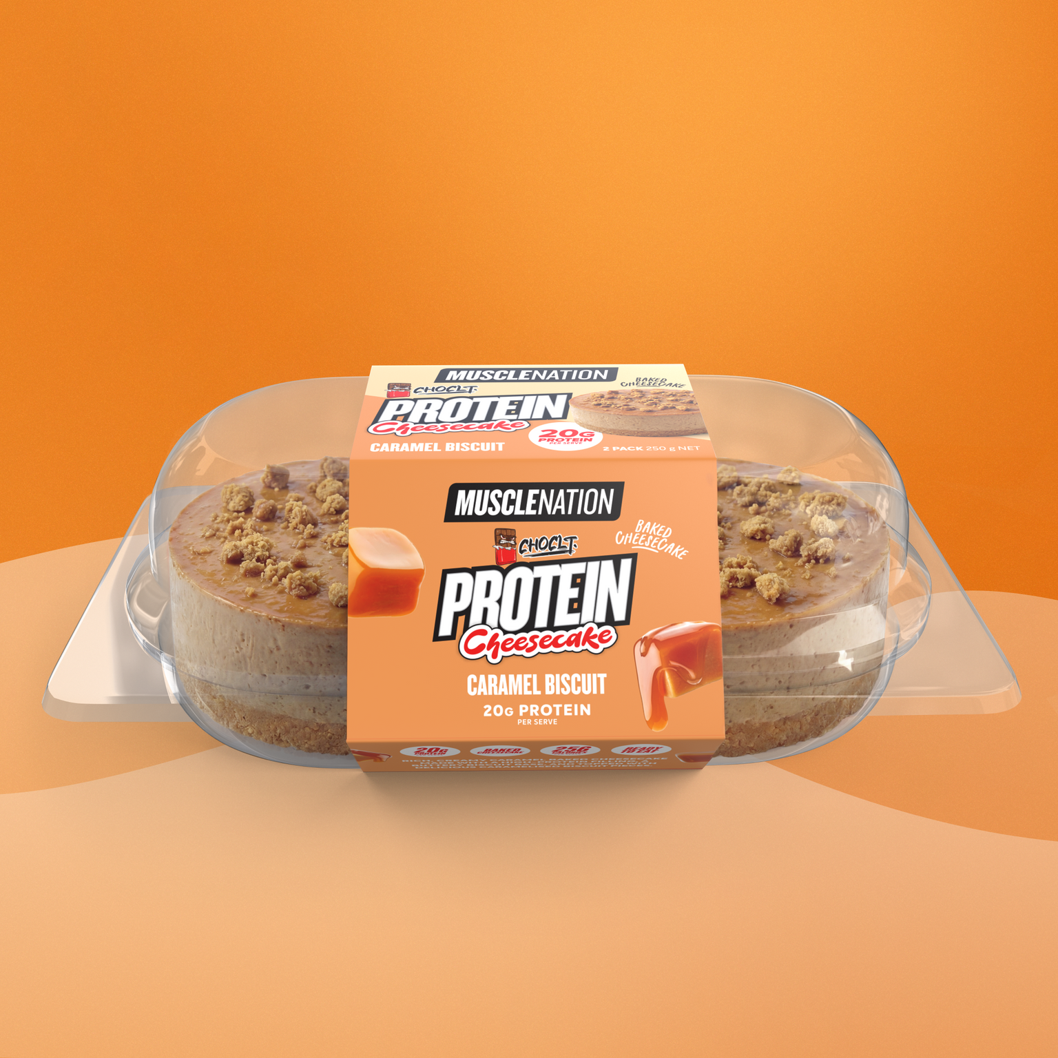 Protein Cheesecake - Caramel Biscuit-1-Muscle Nation