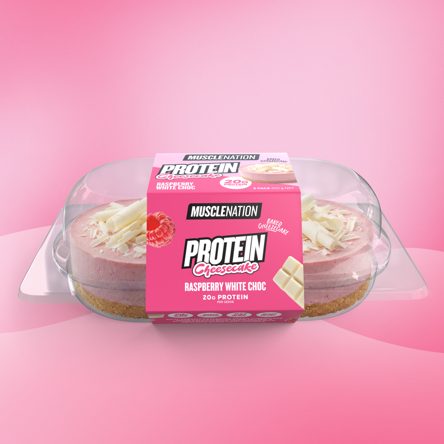 Protein Cheesecake - Raspberry White Chocolate-1-Muscle Nation