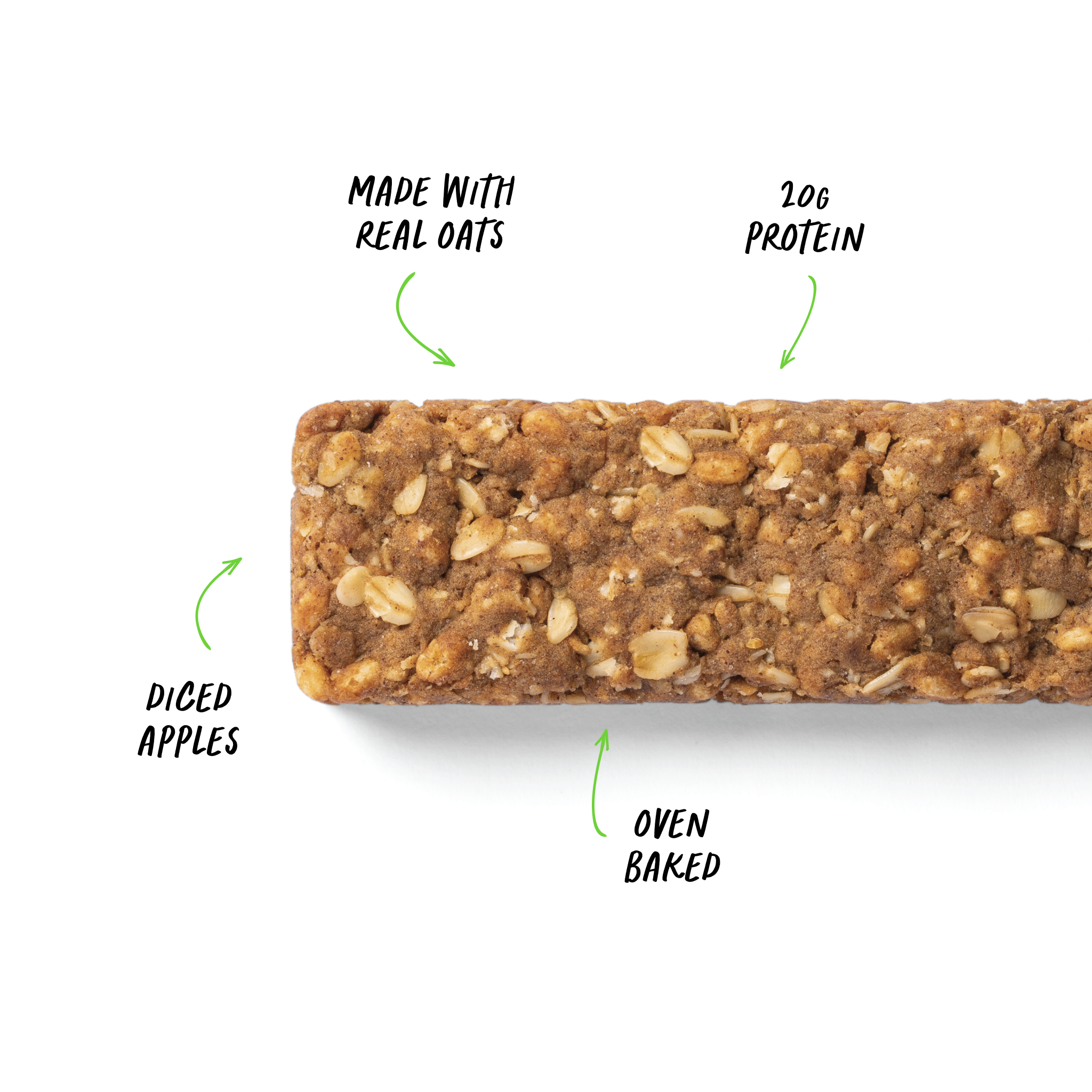 PROTEIN Oat Bake - Apple Cinnamon - Box of 12-Protein Bars-MNSUPPS0396-19359054002170-3-Muscle Nation