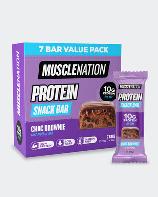 SNACK Protein Bar - Choc Brownie 7 Pack-MNSUPPS0365-1-Muscle Nation