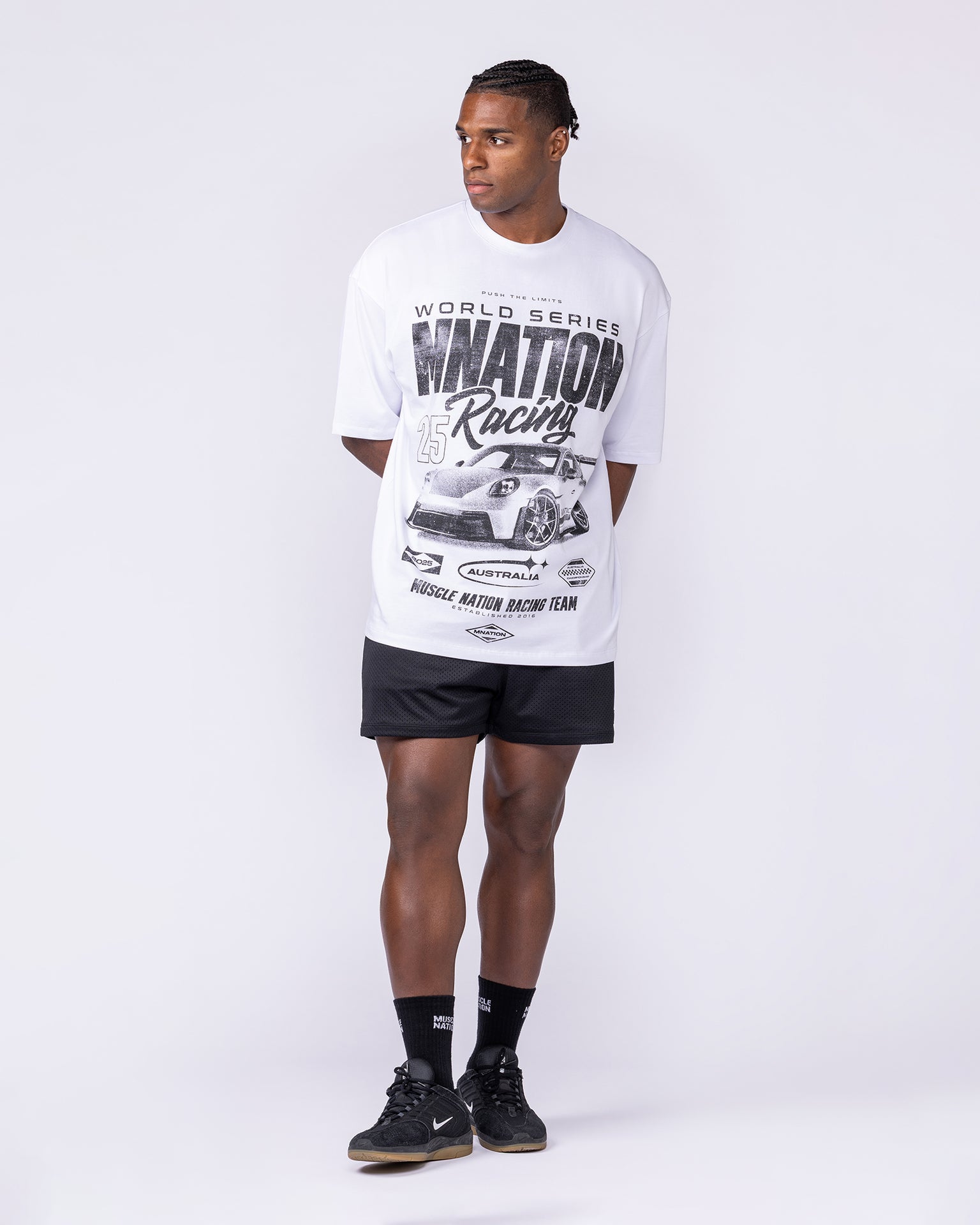 Push The Limits Oversized Tee - White-T-Shirts-XXS-1125187WHT-XXS-MNAPPRL47039-6-Muscle Nation