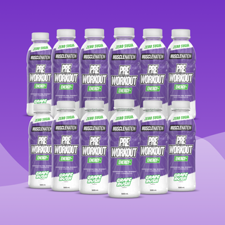 Pre-Workout RTD - Grape Rush 500ml (12 Pack)-Ready to Drink-MNSUPPS0360-19359054001791-1-Muscle Nation
