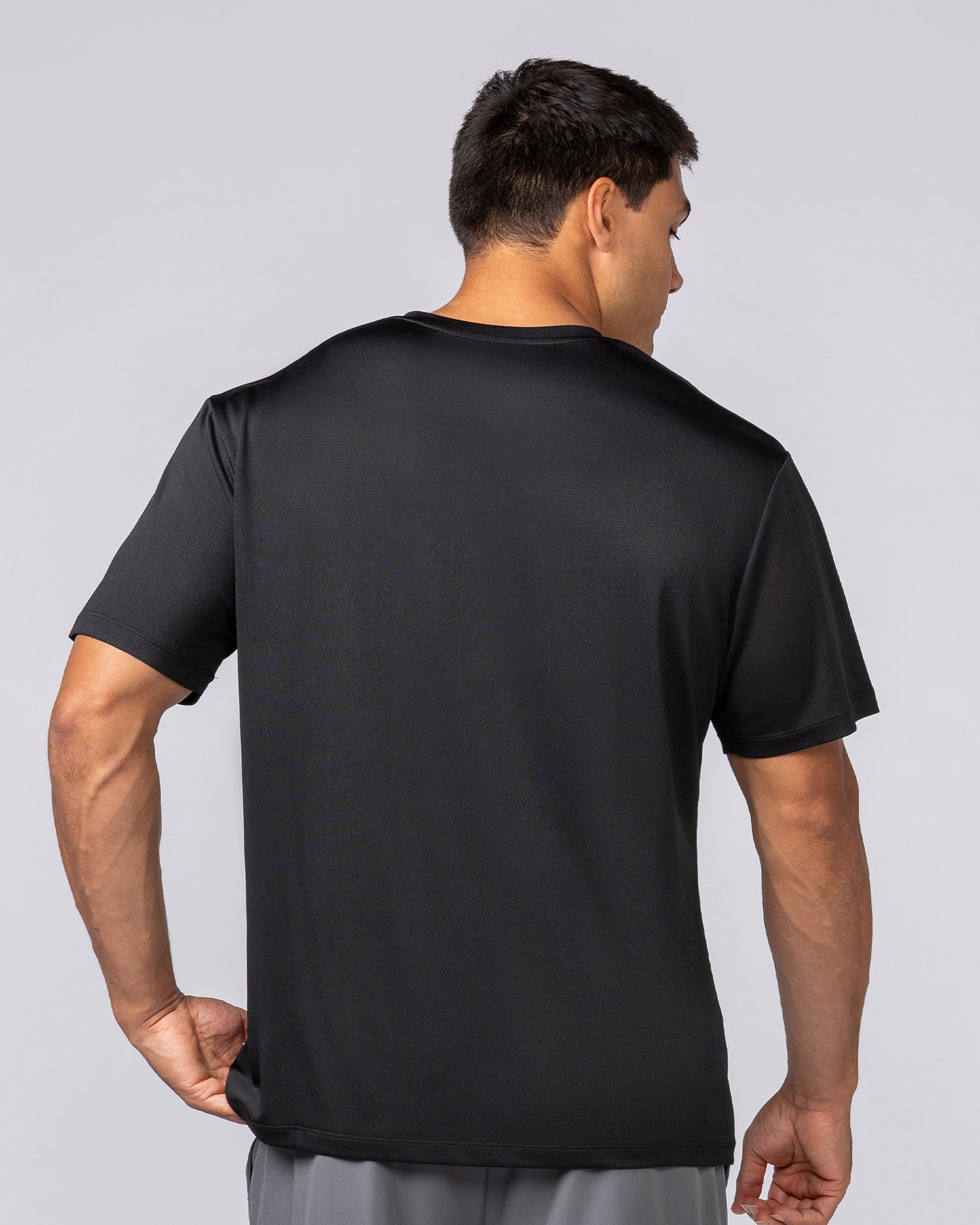 Relaxed Active Tee - Black-T-Shirts-S-022437BLK-S-MNAPPRL29712-4-Muscle Nation