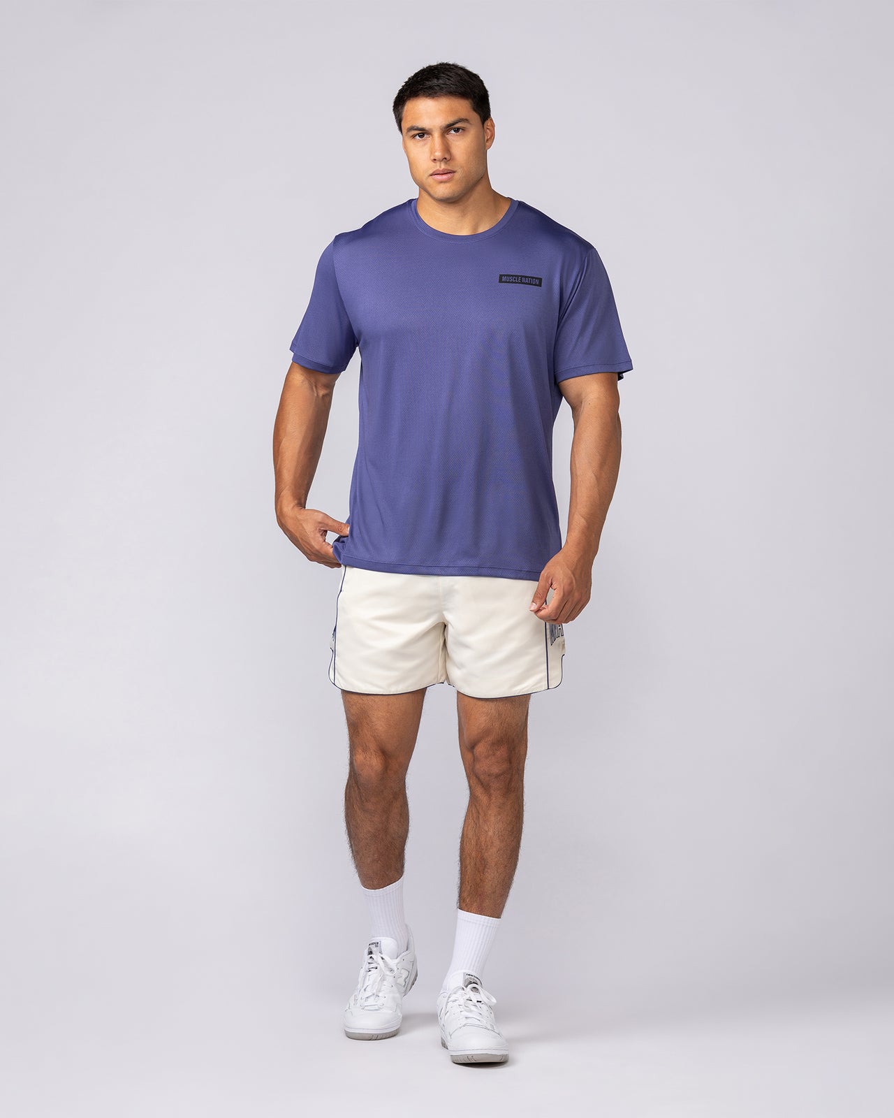 Relaxed Active Tee - Midnight-T-Shirts-S-062521MDNGHT-S-MNAPPRL43188-5-Muscle Nation