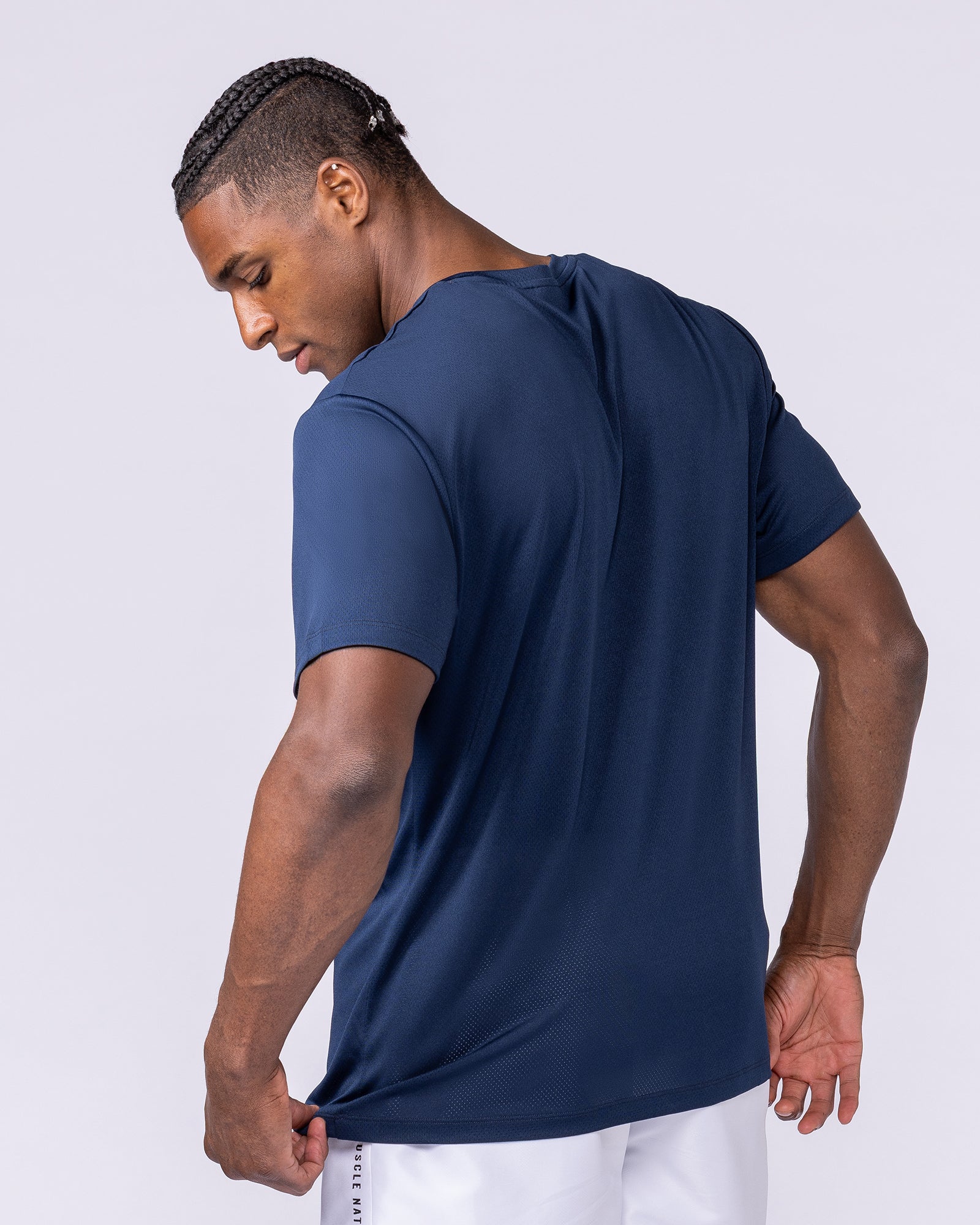 Relaxed Active Tee - Navy-Tops-S-112559NAVY-S-MNAPPRL47062-3-Muscle Nation