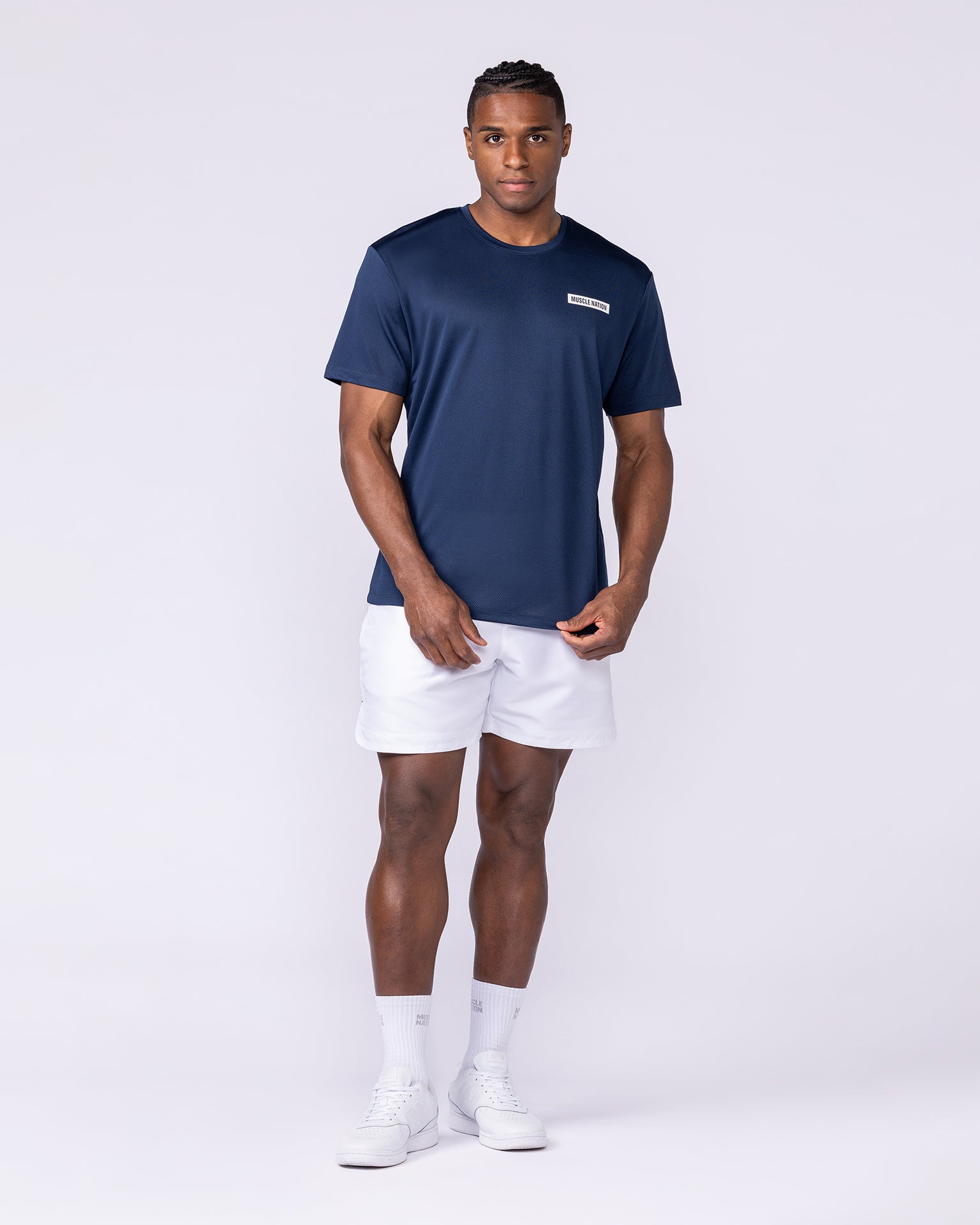 Relaxed Active Tee - Navy-Tops-S-112559NAVY-S-MNAPPRL47062-6-Muscle Nation