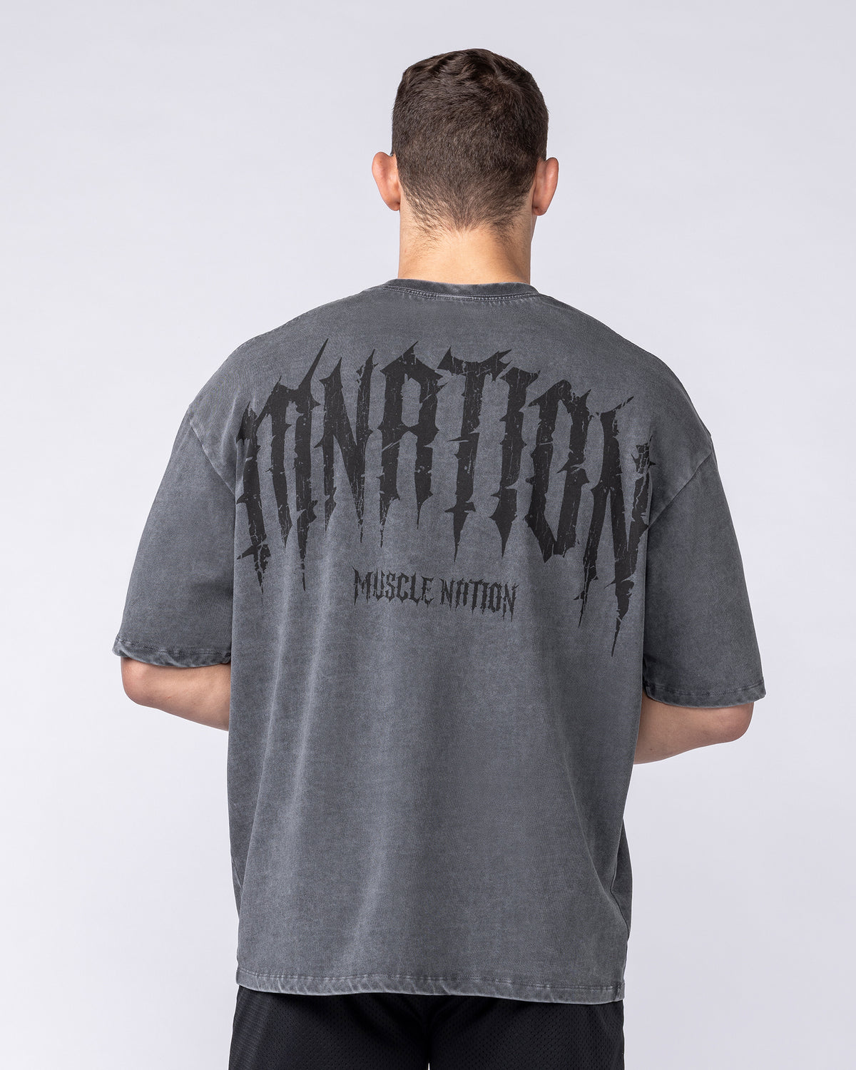Relic Oversized Tee - Washed Black