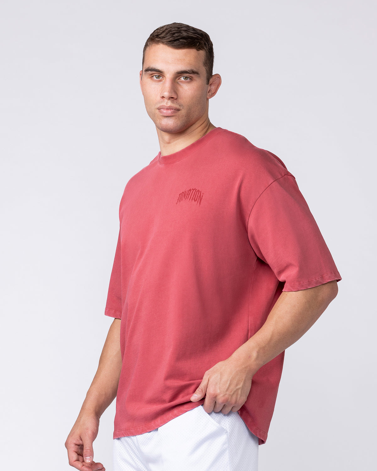Relic Oversized Tee - Washed Cherry