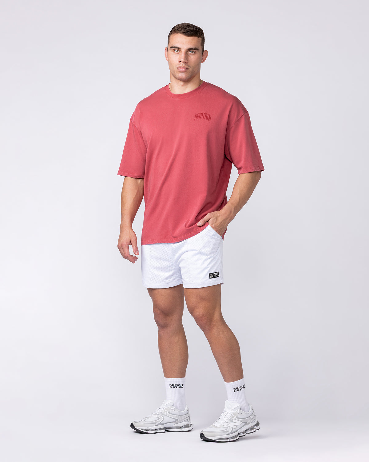 Relic Oversized Tee - Washed Cherry