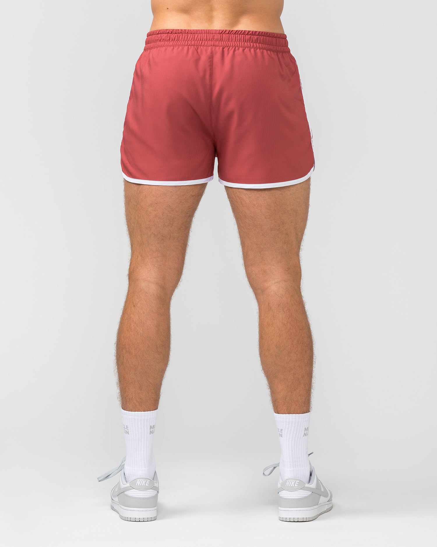 Retro Shorts - Dusty Red
