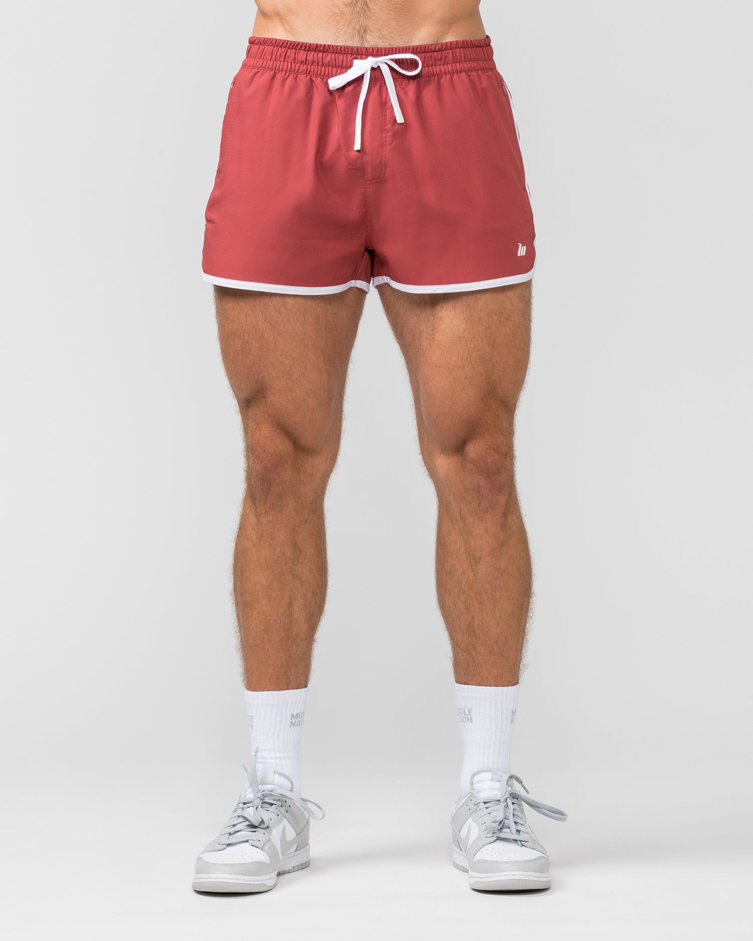 Retro Shorts - Dusty Red