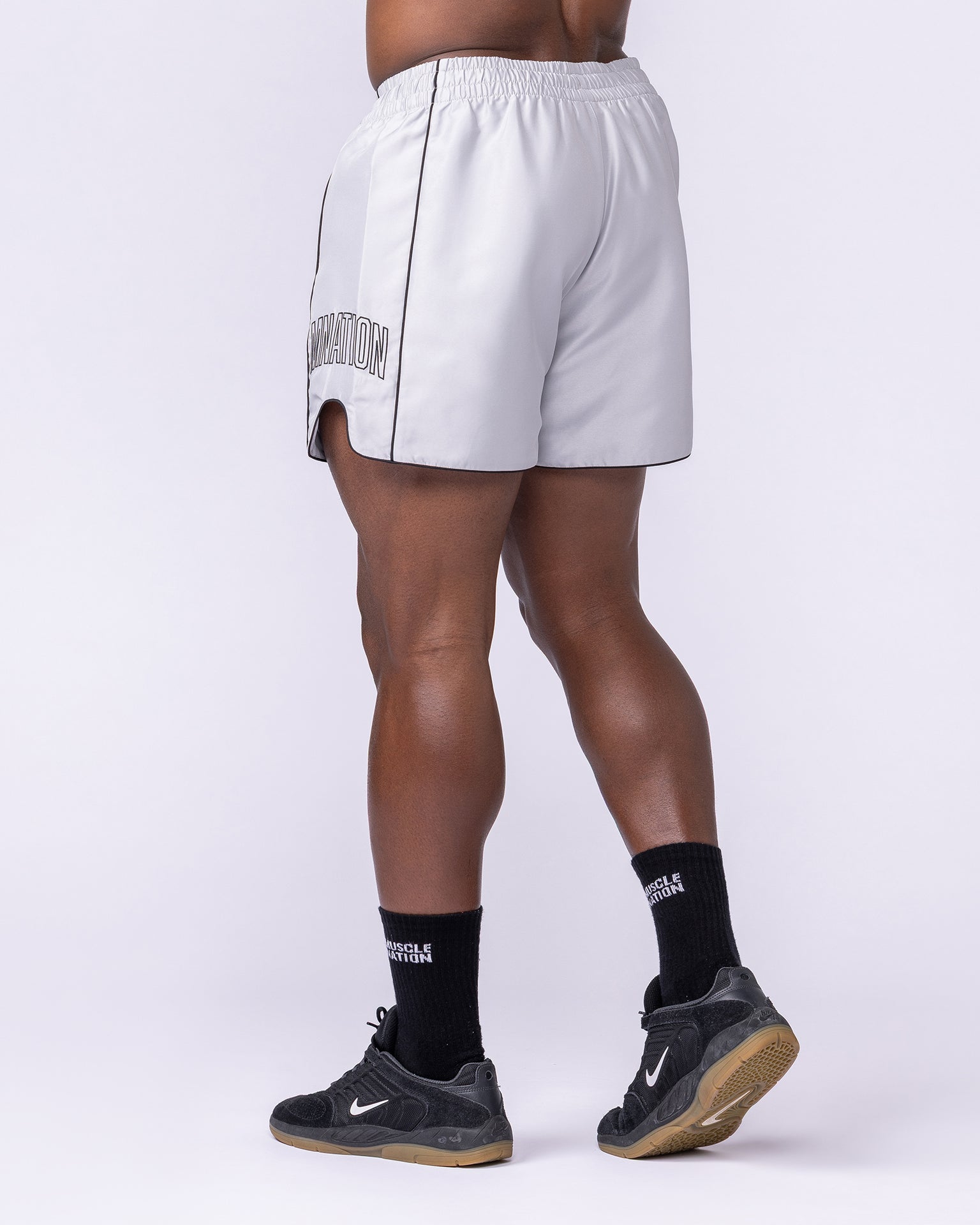 Round House 5" Shorts - Quiet Grey-Shorts-S-1125151QUTGRY-S-MNAPPRL47707-2-Muscle Nation