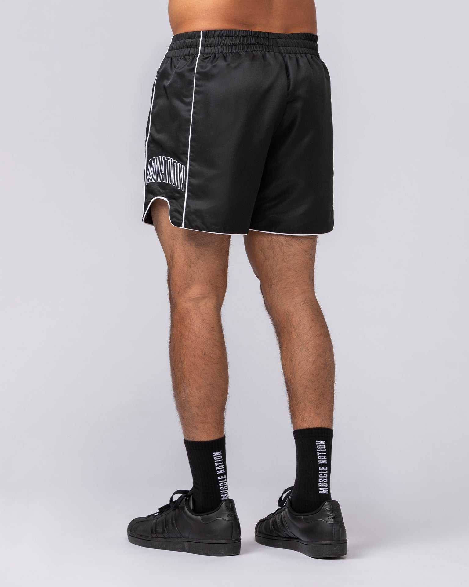 Round House 5" Shorts - Black-Shorts-S-112463BLK-S-MNAPPRL35641-4-Muscle Nation