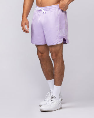 Round House 5" Shorts - Lavender-Shorts-S-062524_1125LAV-S-MNAPPRL47964-1-Muscle Nation