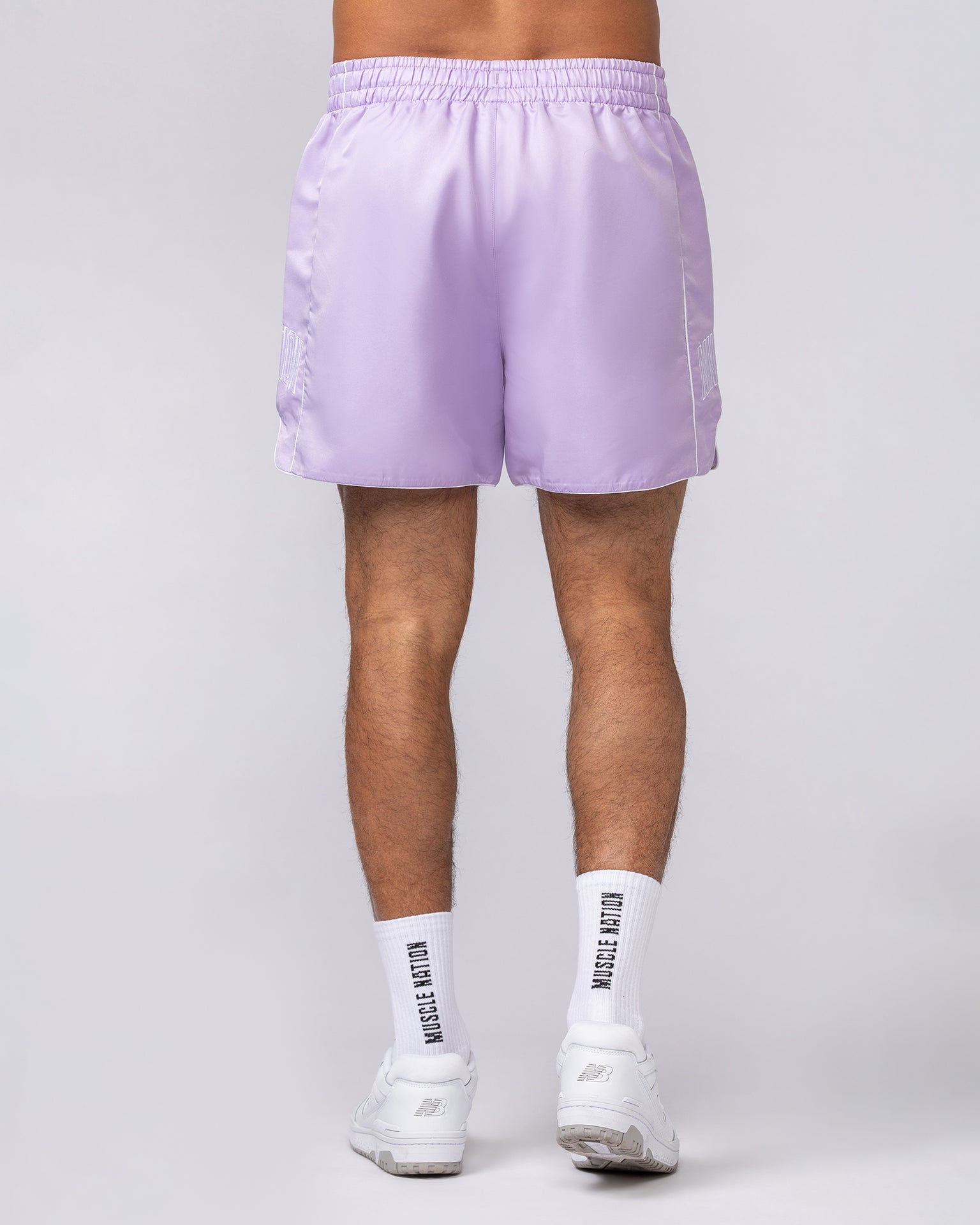 Round House 5" Shorts - Lavender-Shorts-S-062524_1125LAV-S-MNAPPRL47964-5-Muscle Nation