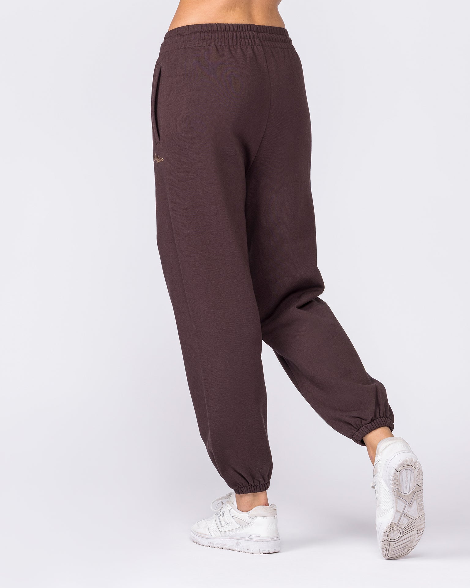 Routine Slouchy Trackies - Cocoa-Bottoms-XXS-032625COCOA-XXS-MNAPPRL49296-3-Muscle Nation
