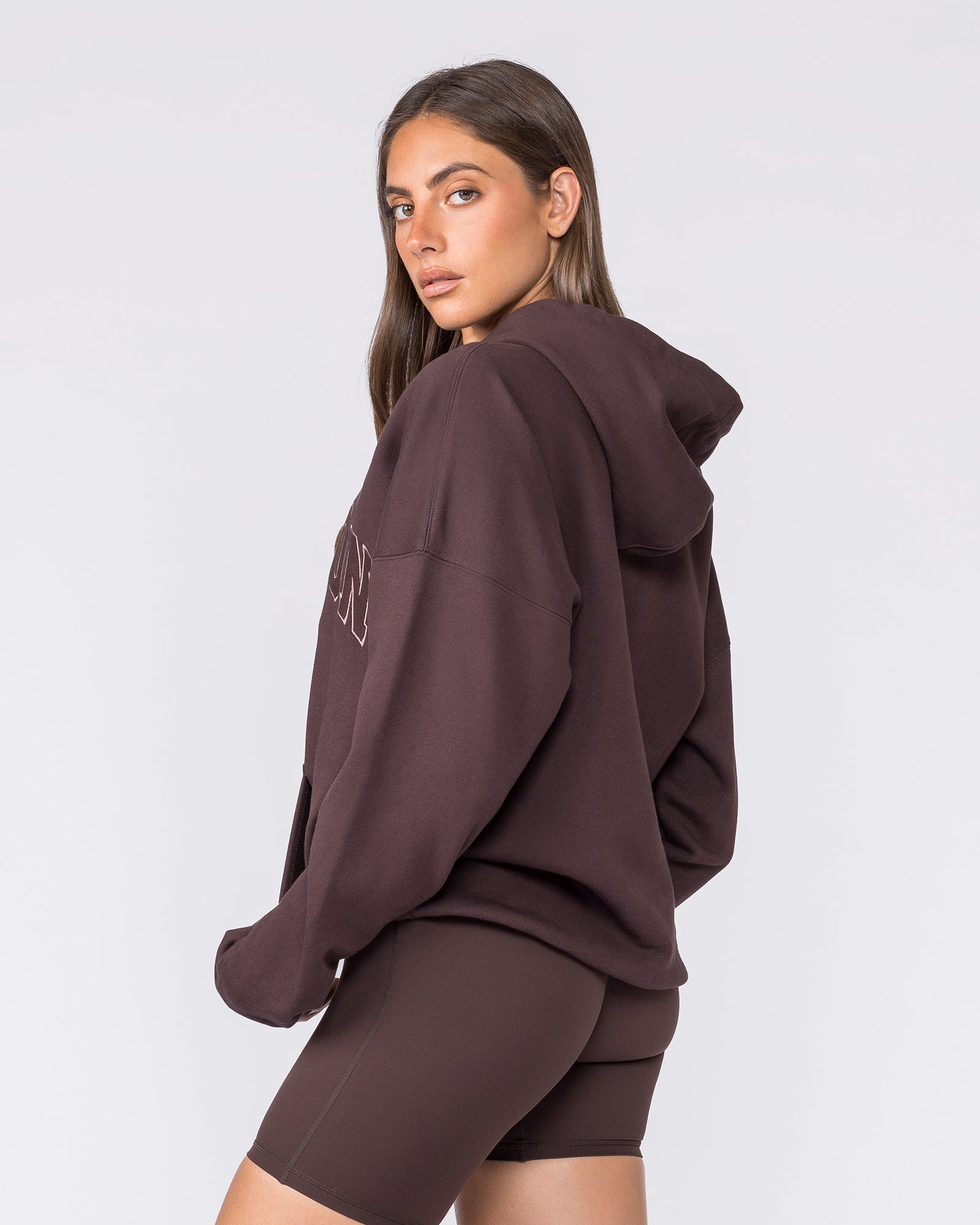 Routine Zip Through Hoodie - Cocoa-Jumpers & Hoodies-XXS-032619COCOA-XXS-MNAPPRL49242-3-Muscle Nation