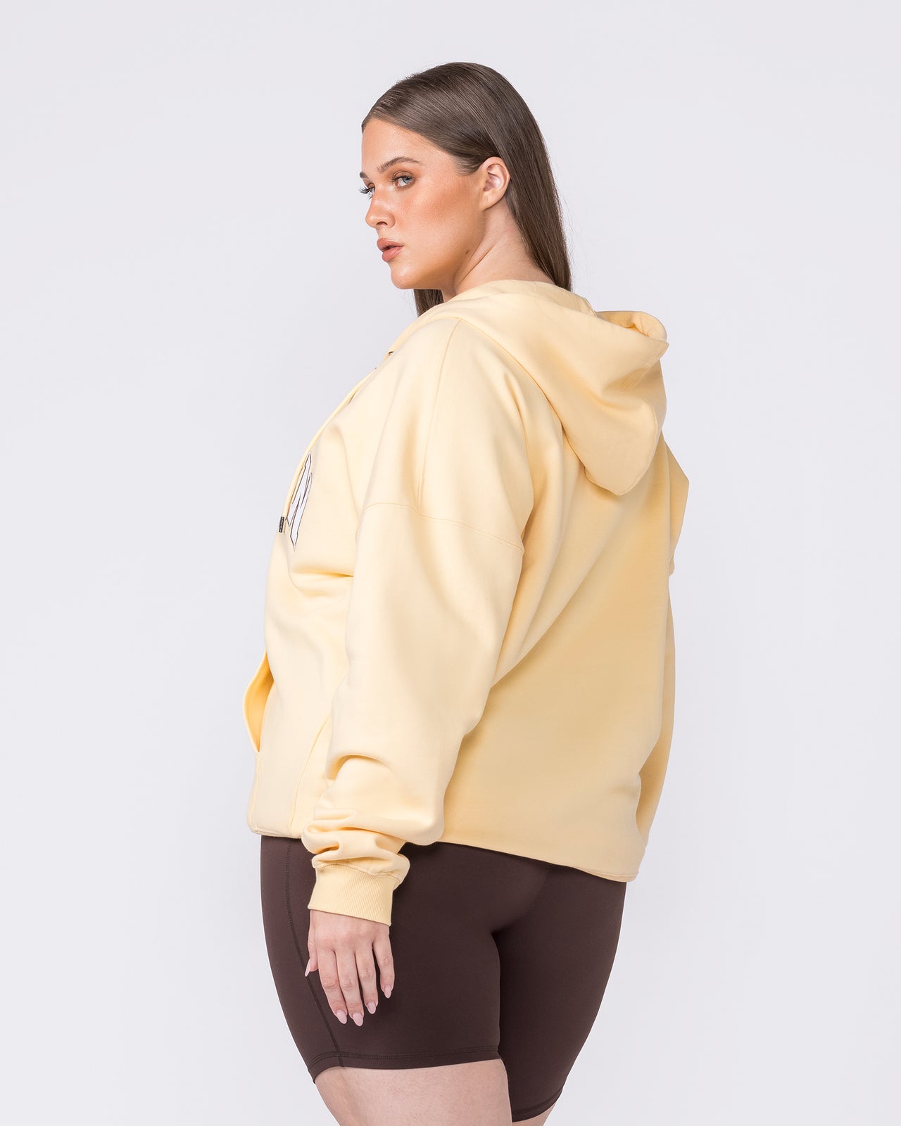 Routine Zip Through Hoodie - Panna Cotta-Jumpers & Hoodies-XXS-032619PANCOT-XXS-MNAPPRL49233-5-Muscle Nation