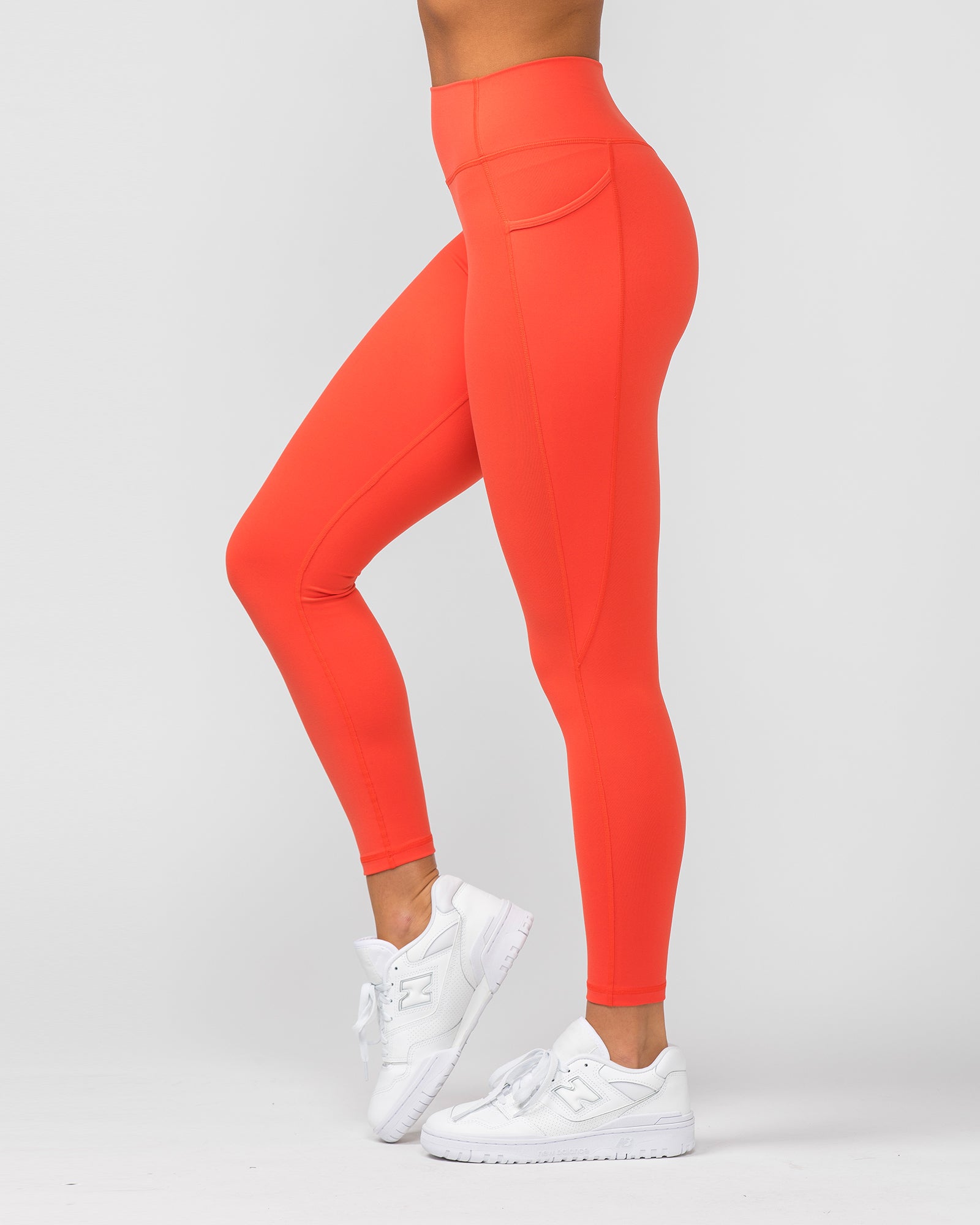 Signature Pocket Ankle Length Leggings - Ember