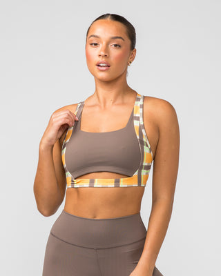 Sizzle Bra - Checked Out Print-Sports Bras-XS-012202CHKOUT-XS-MNAPPRL13011-2-Muscle Nation