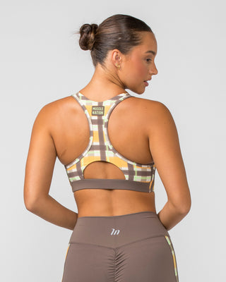 Sizzle Bra - Checked Out Print-Sports Bras-XS-012202CHKOUT-XS-MNAPPRL13011-1-Muscle Nation