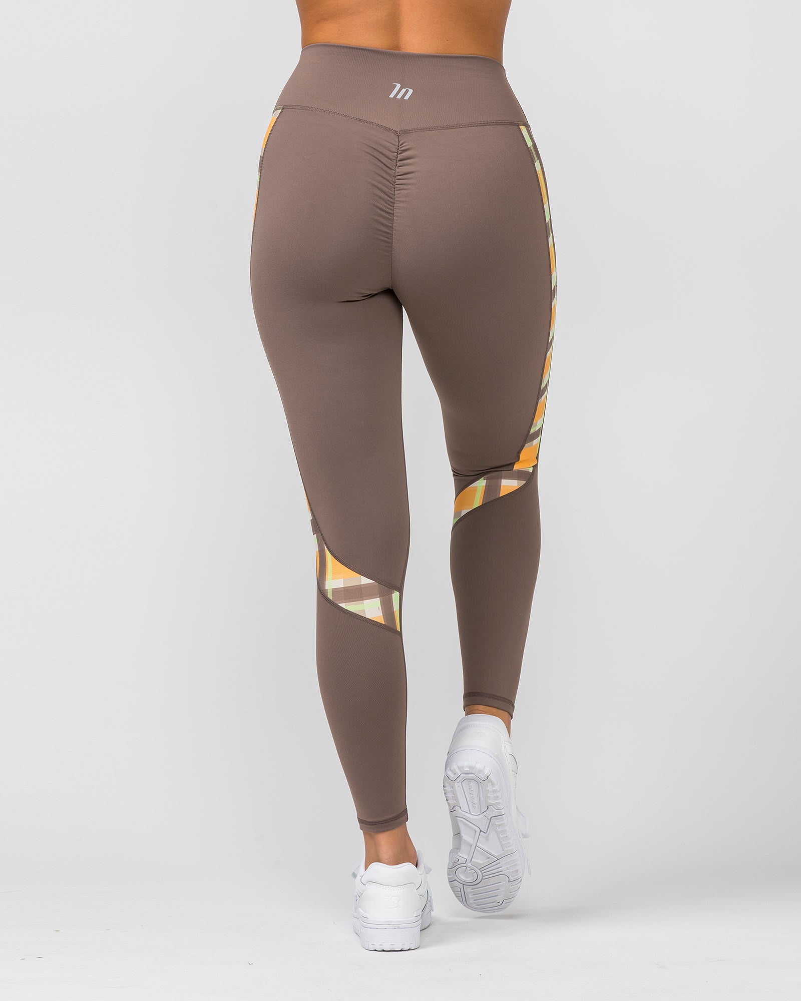 Sunlight Signature Scrunch Ankle Length Leggings - Taupe