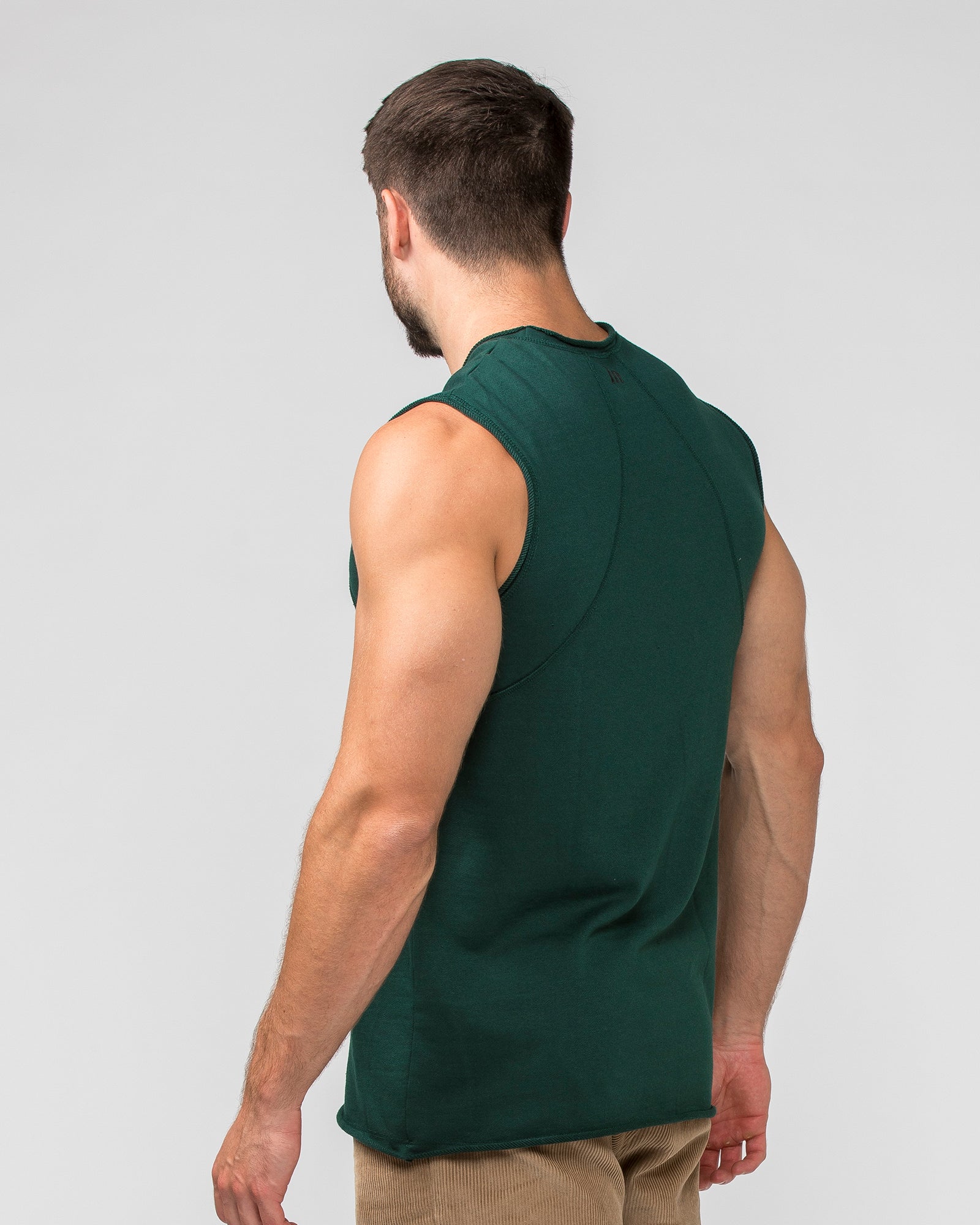 Loopback Tank - Emerald Green