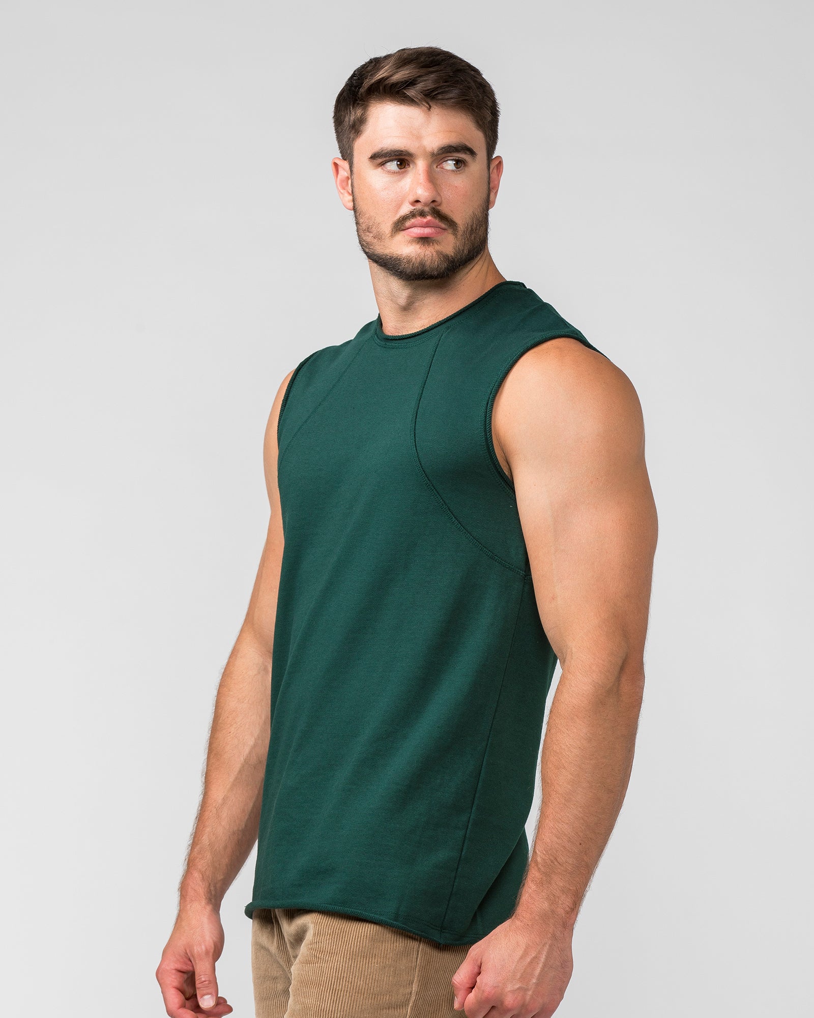 Loopback Tank Emerald Green